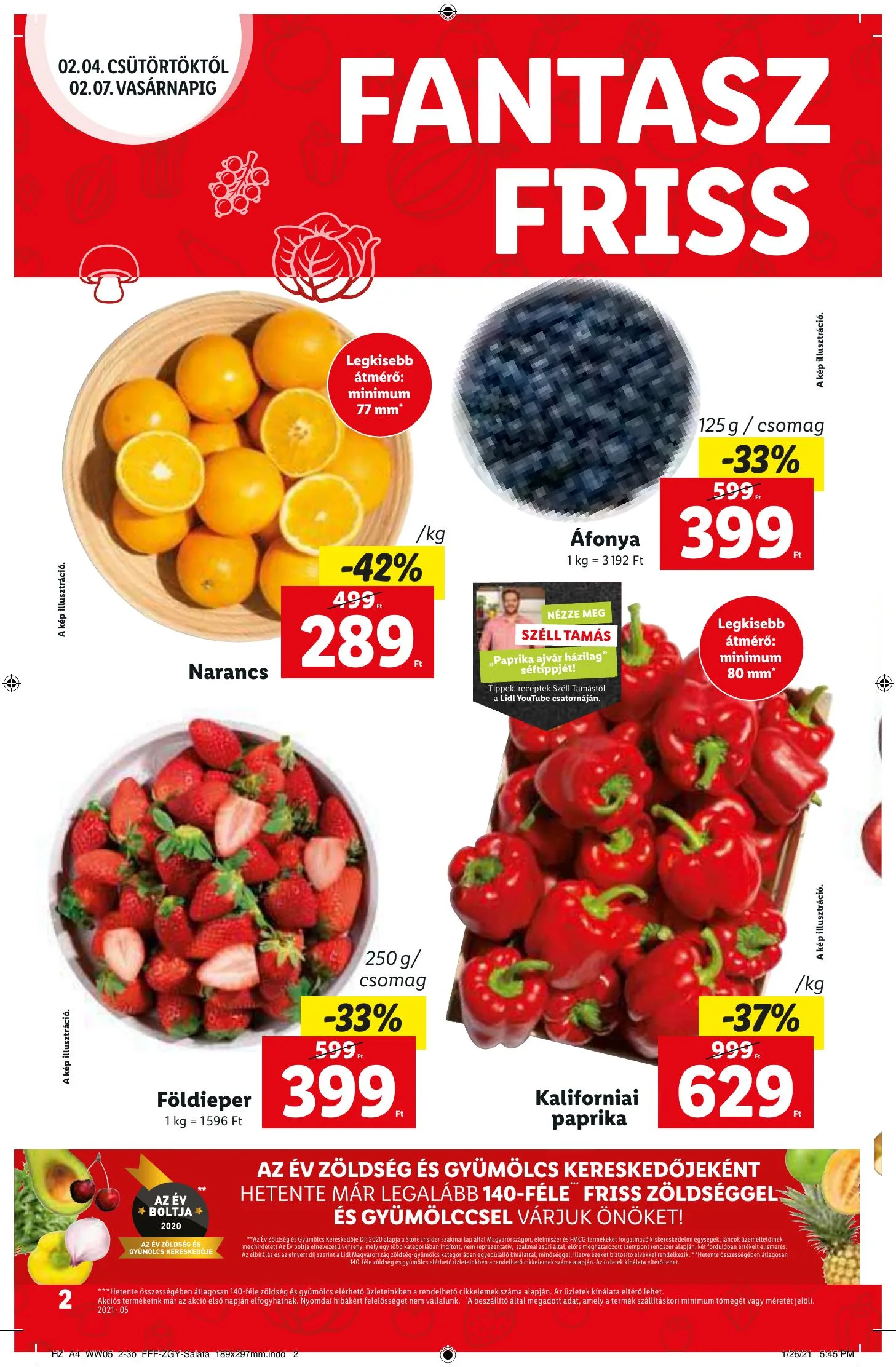 Lidl akciós újság 02.04–02.10 – 2. oldal