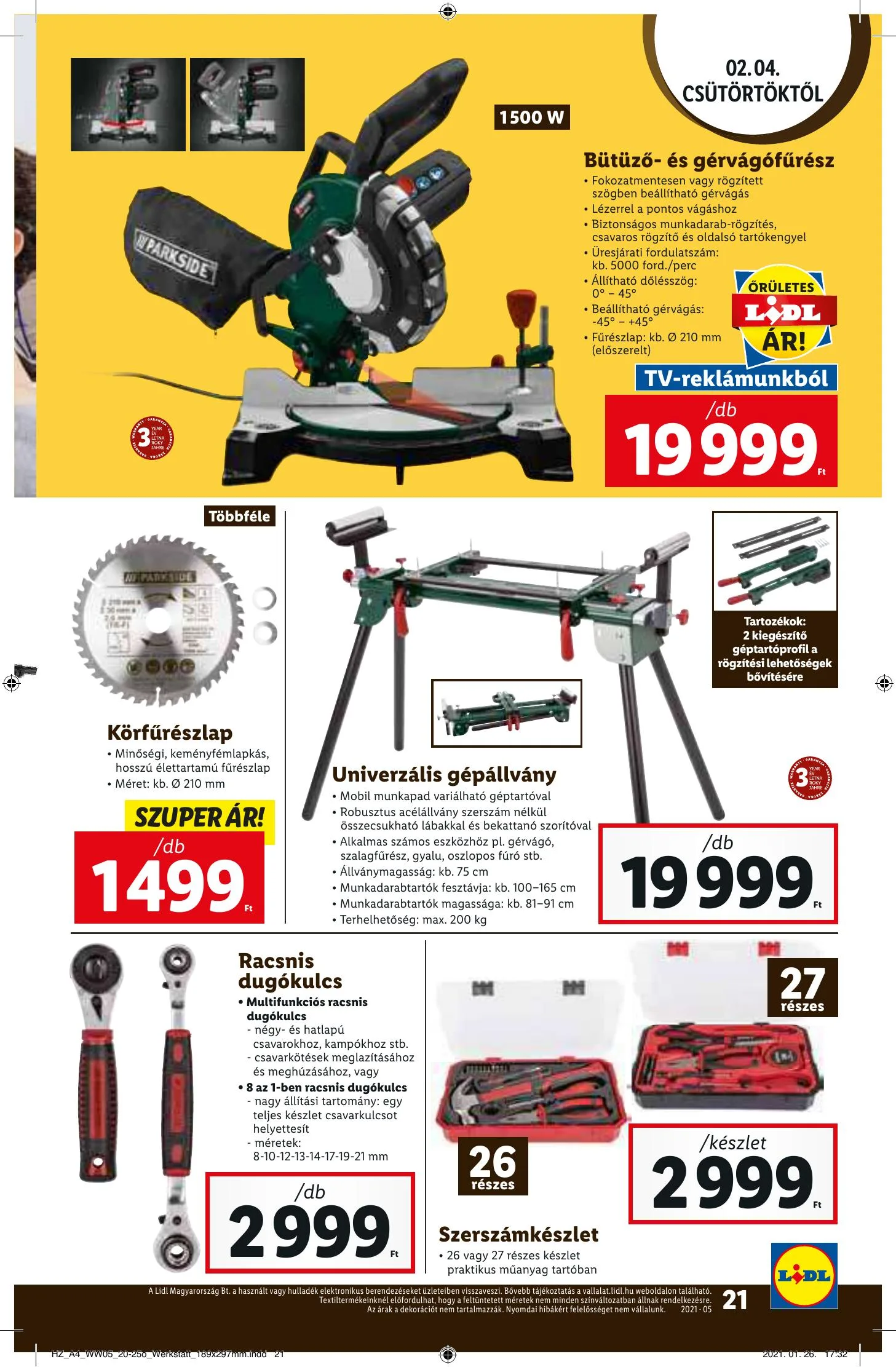 Lidl akciós újság 02.04–02.10 – 21. oldal