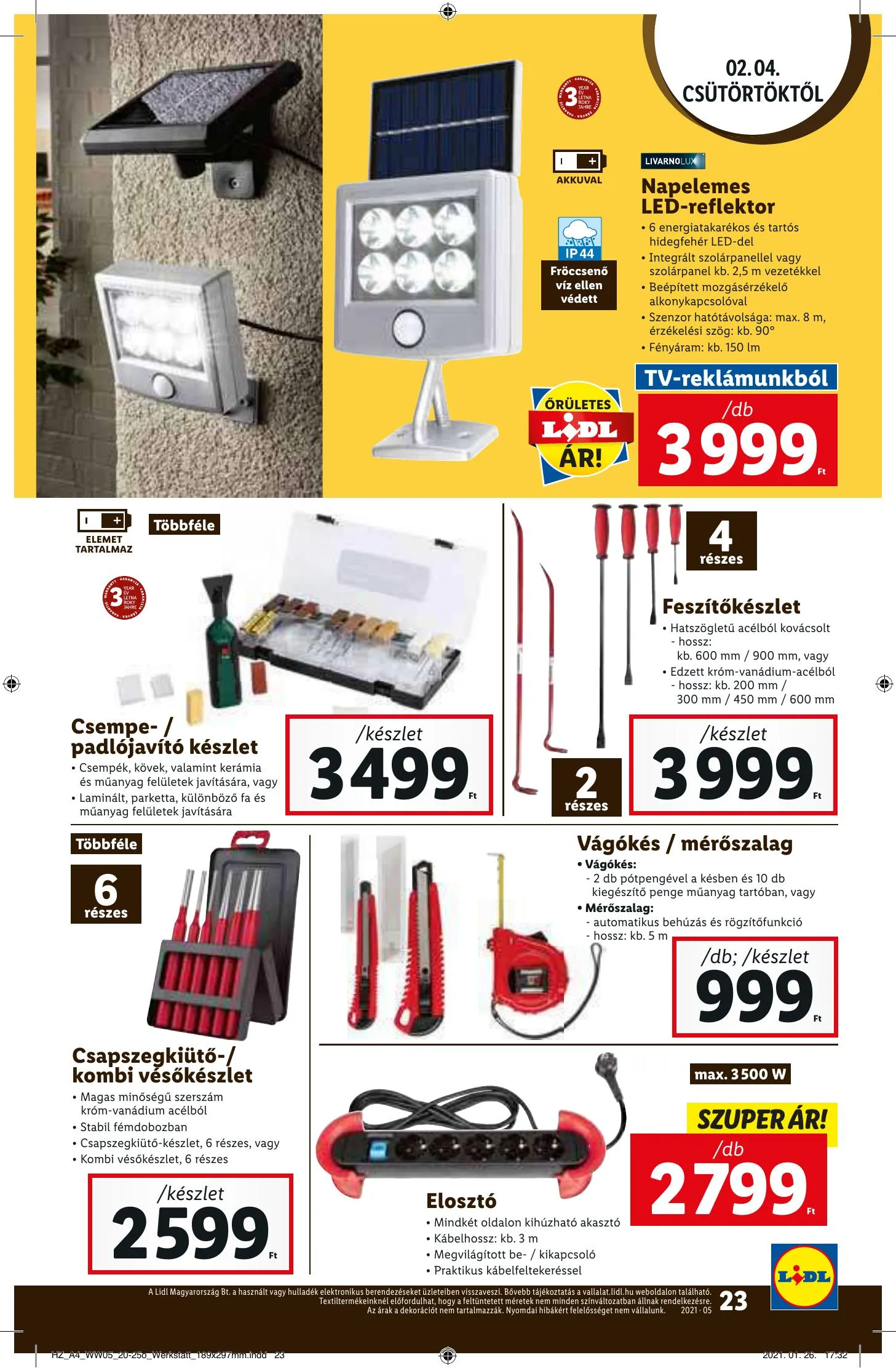 Lidl akciós újság 02.04–02.10 – 23. oldal