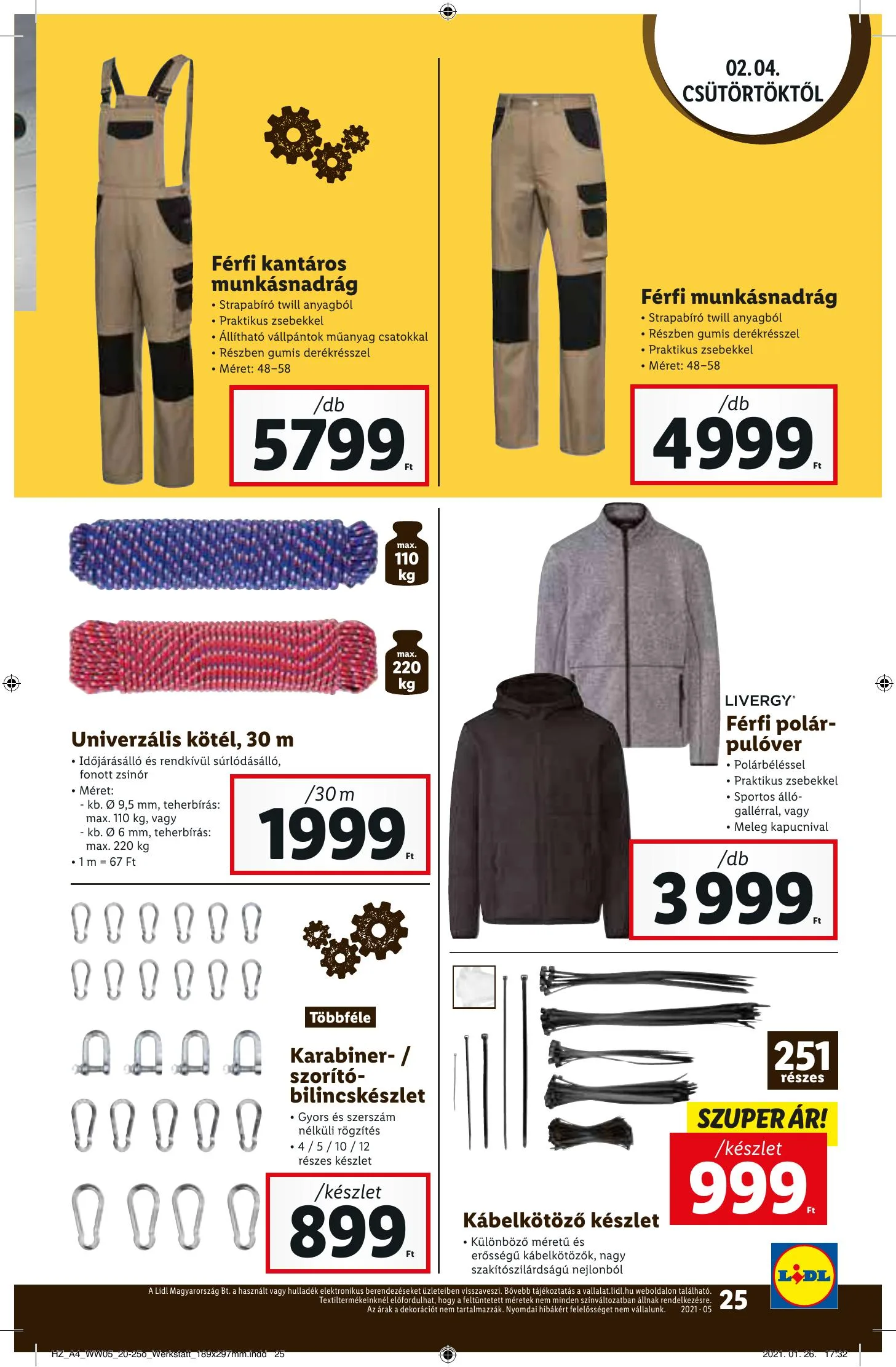Lidl akciós újság 02.04–02.10 – 25. oldal