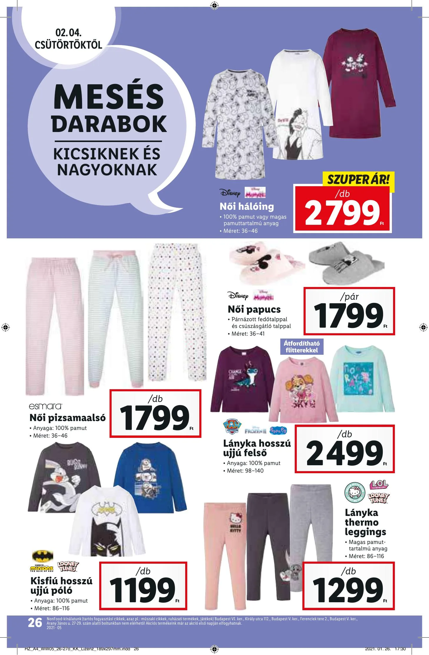 Lidl akciós újság 02.04–02.10 – 26. oldal