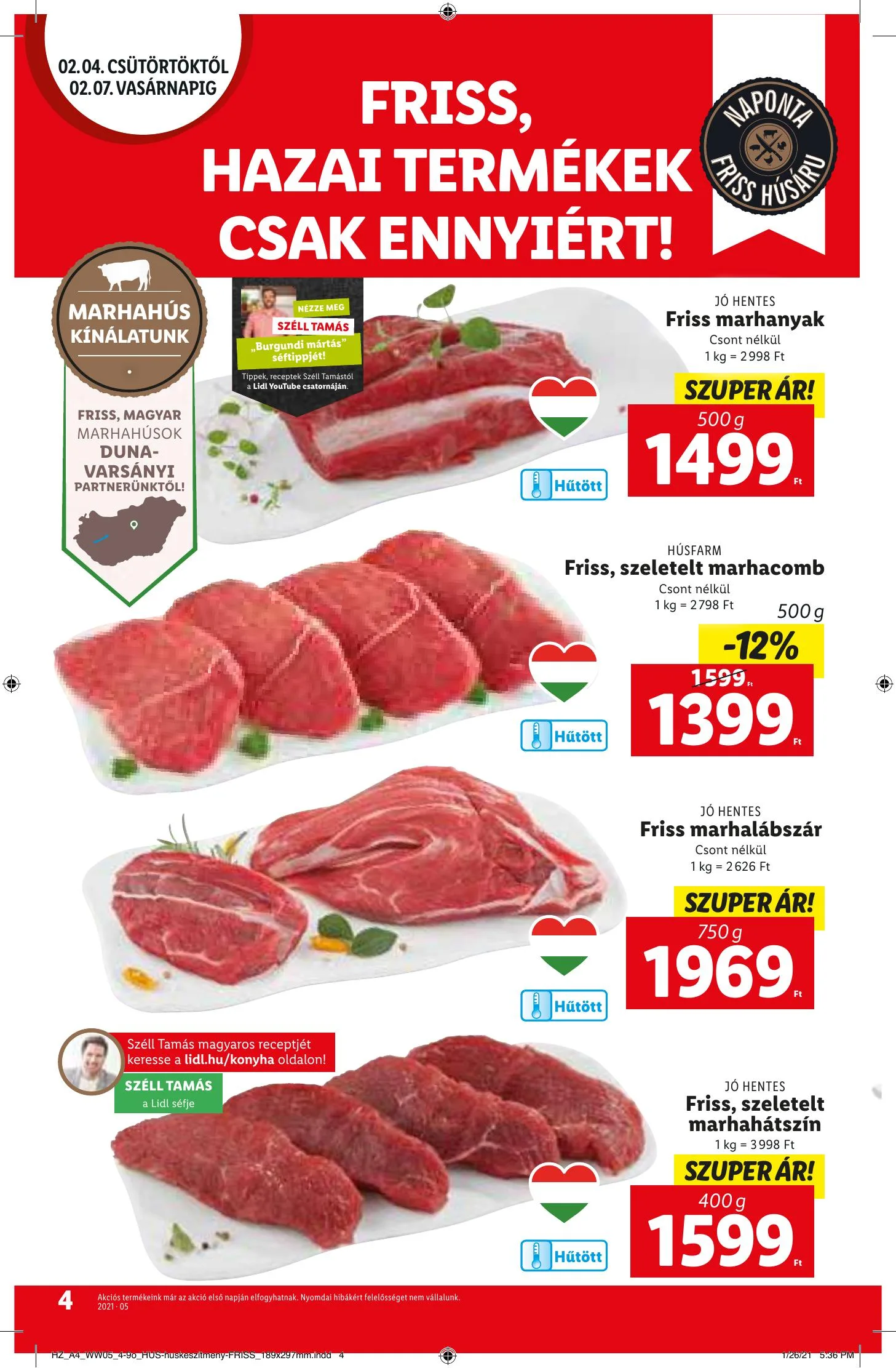 Lidl akciós újság 02.04–02.10 – 4. oldal