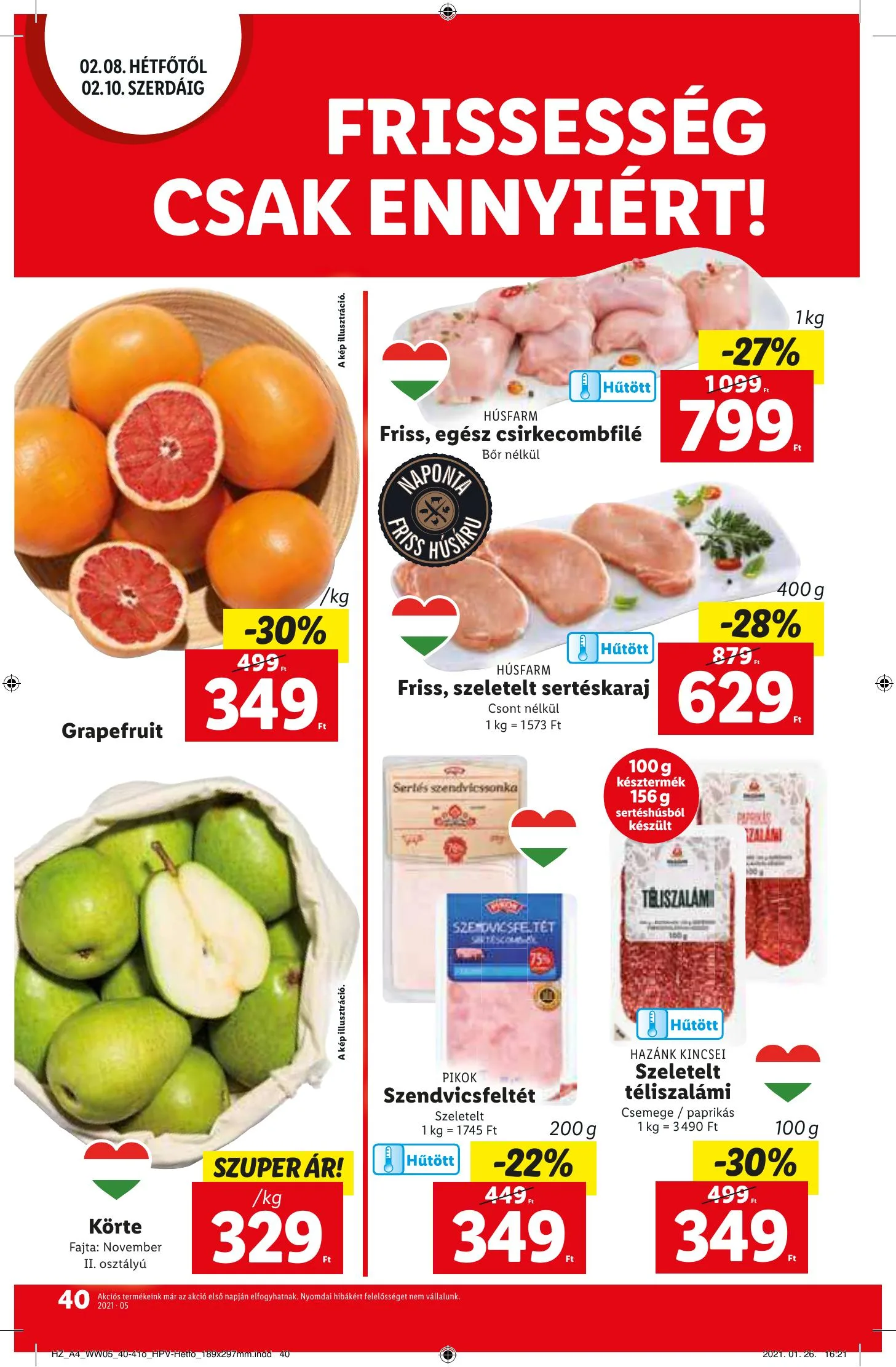 Lidl akciós újság 02.04–02.10 – 40. oldal