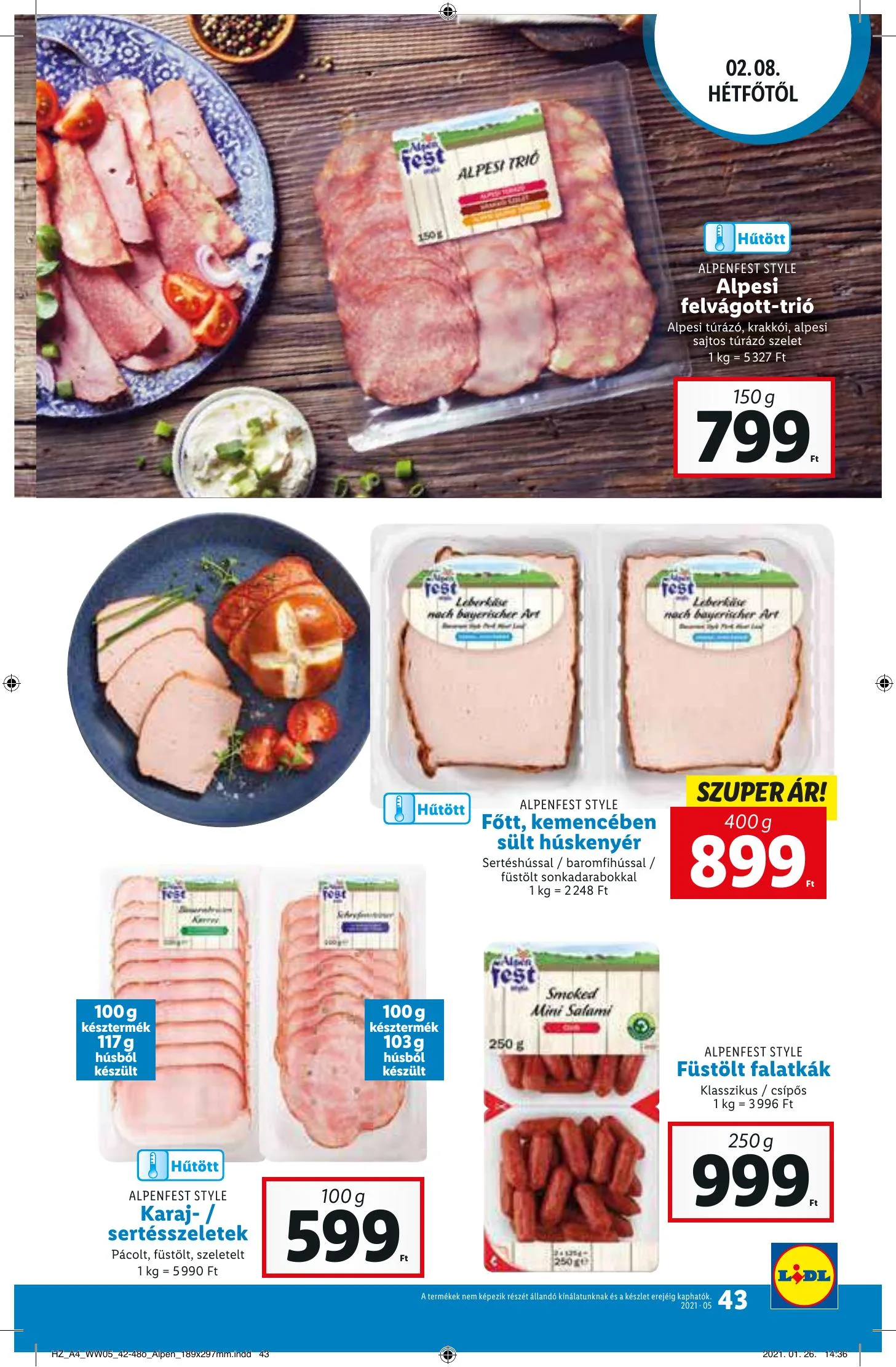 Lidl akciós újság 02.04–02.10 – 43. oldal