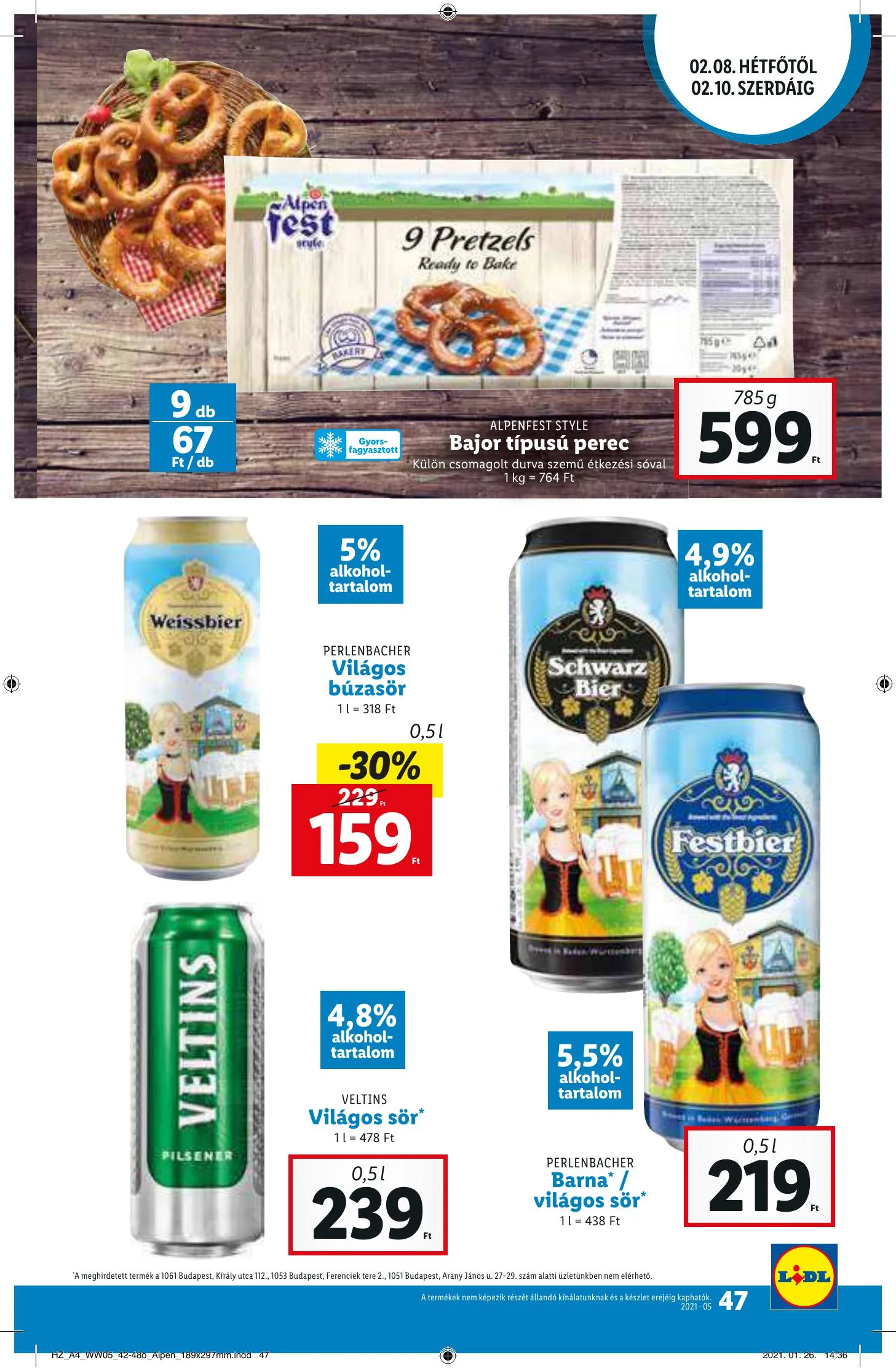 Lidl akciós újság 02.04–02.10 – 47. oldal