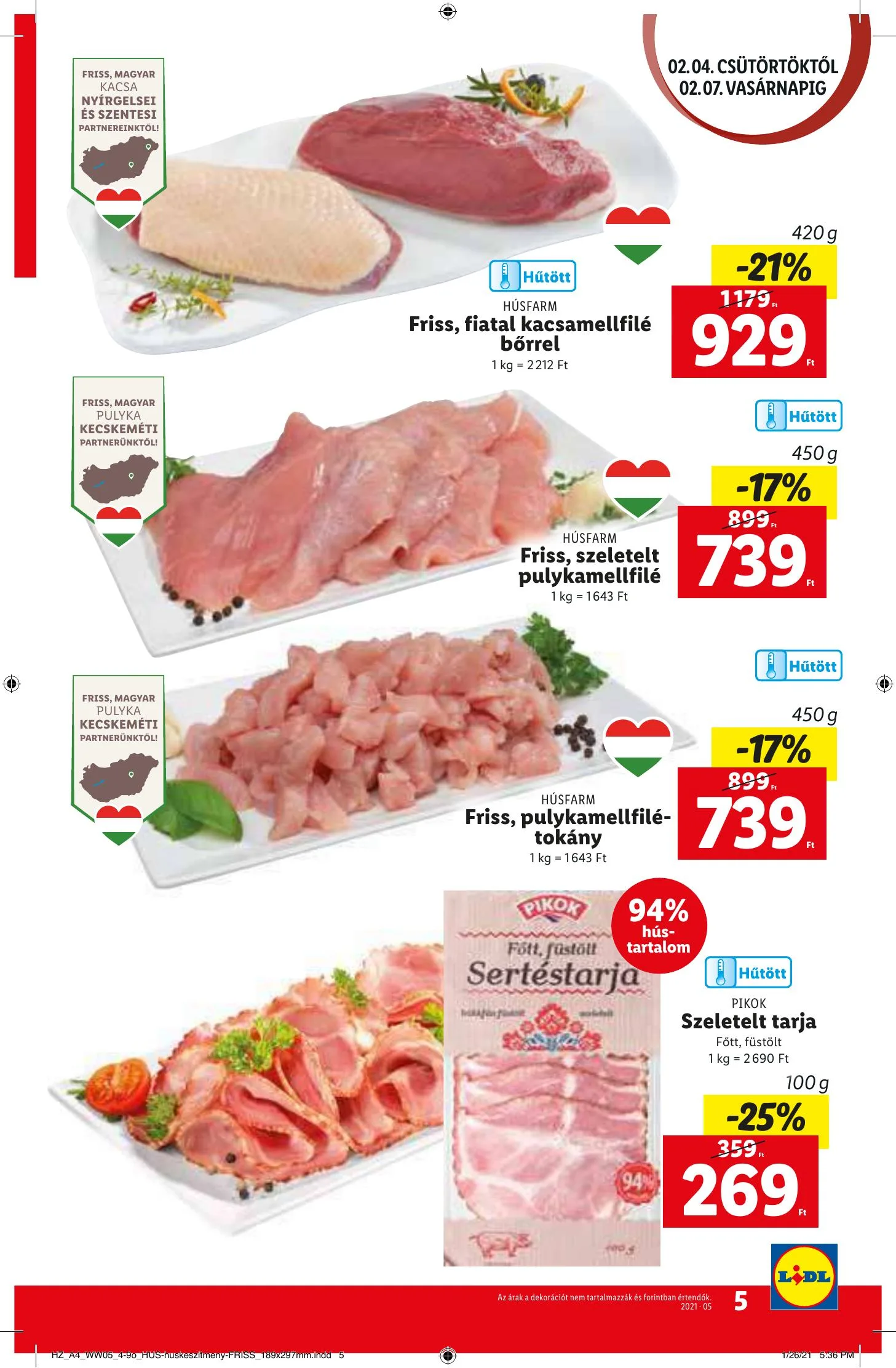 Lidl akciós újság 02.04–02.10 – 5. oldal