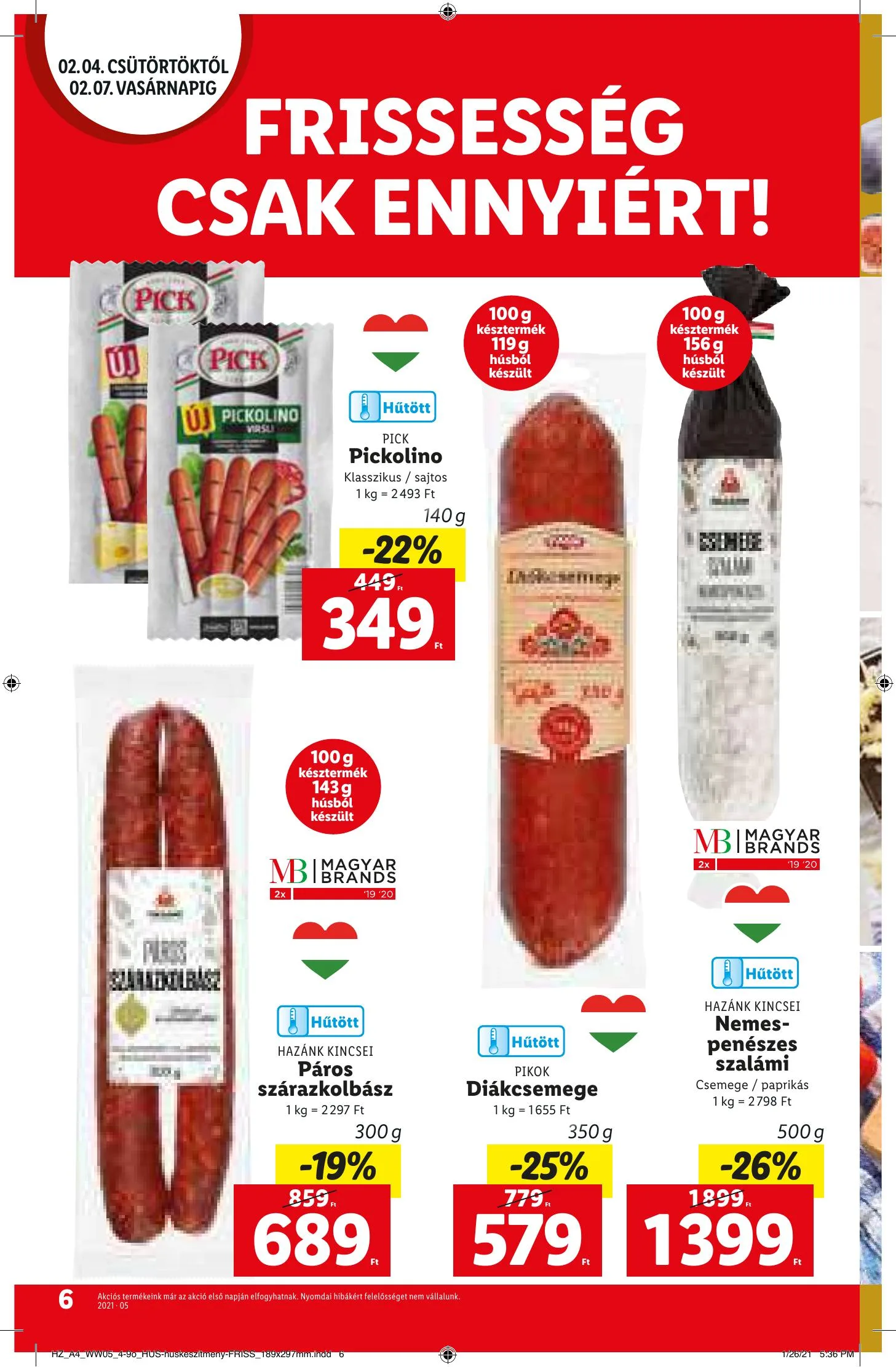 Lidl akciós újság 02.04–02.10 – 6. oldal