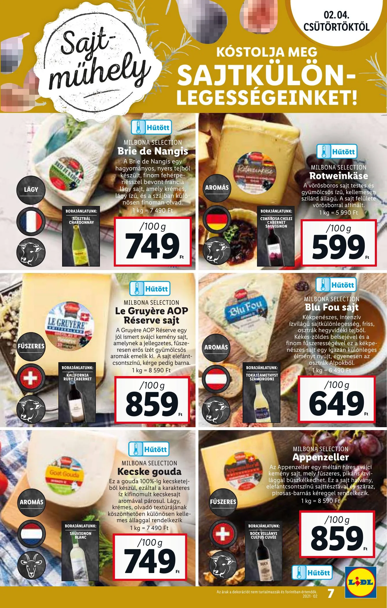 Lidl akciós újság 02.04–02.10 – 7. oldal