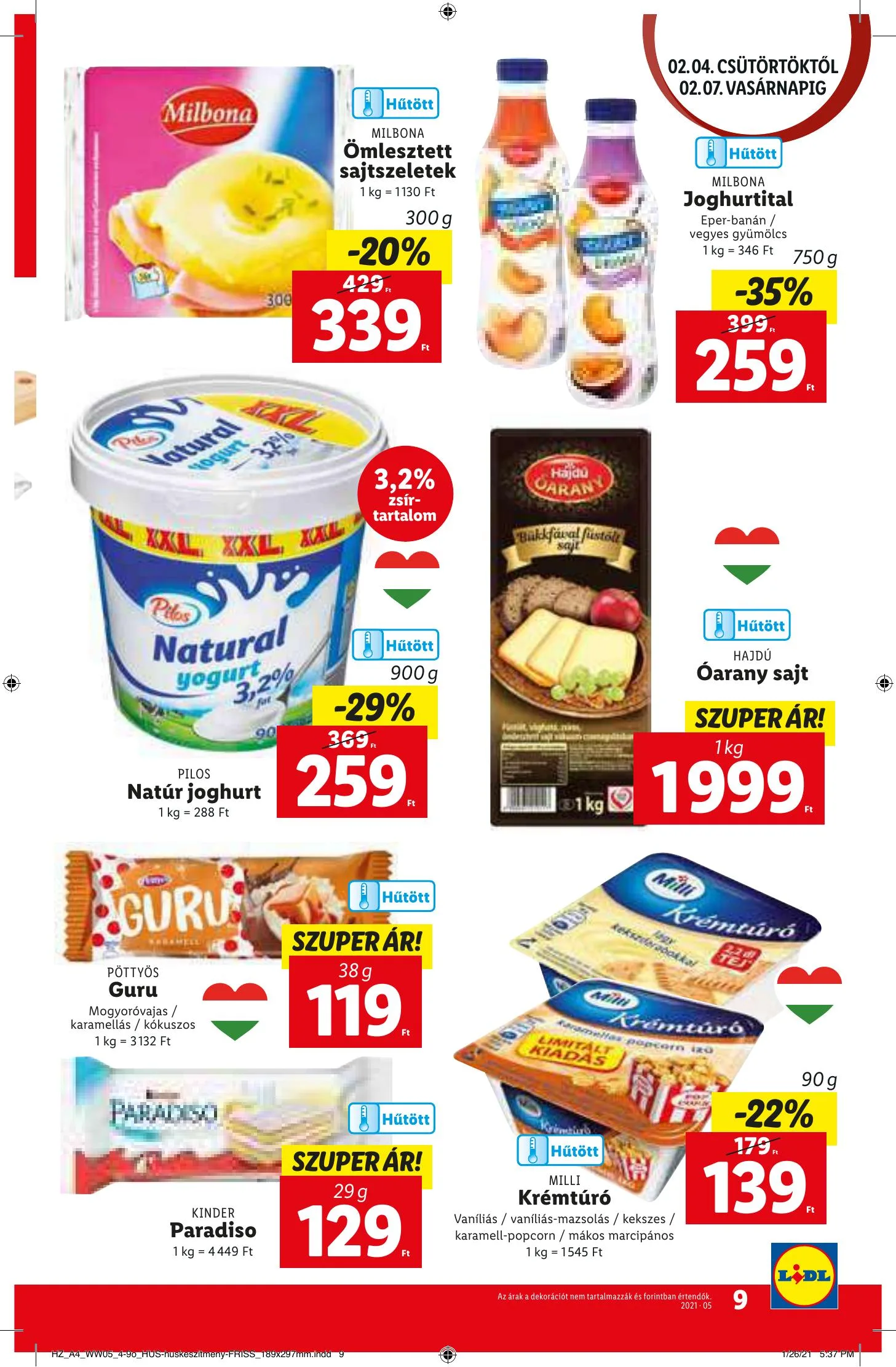 Lidl akciós újság 02.04–02.10 – 9. oldal
