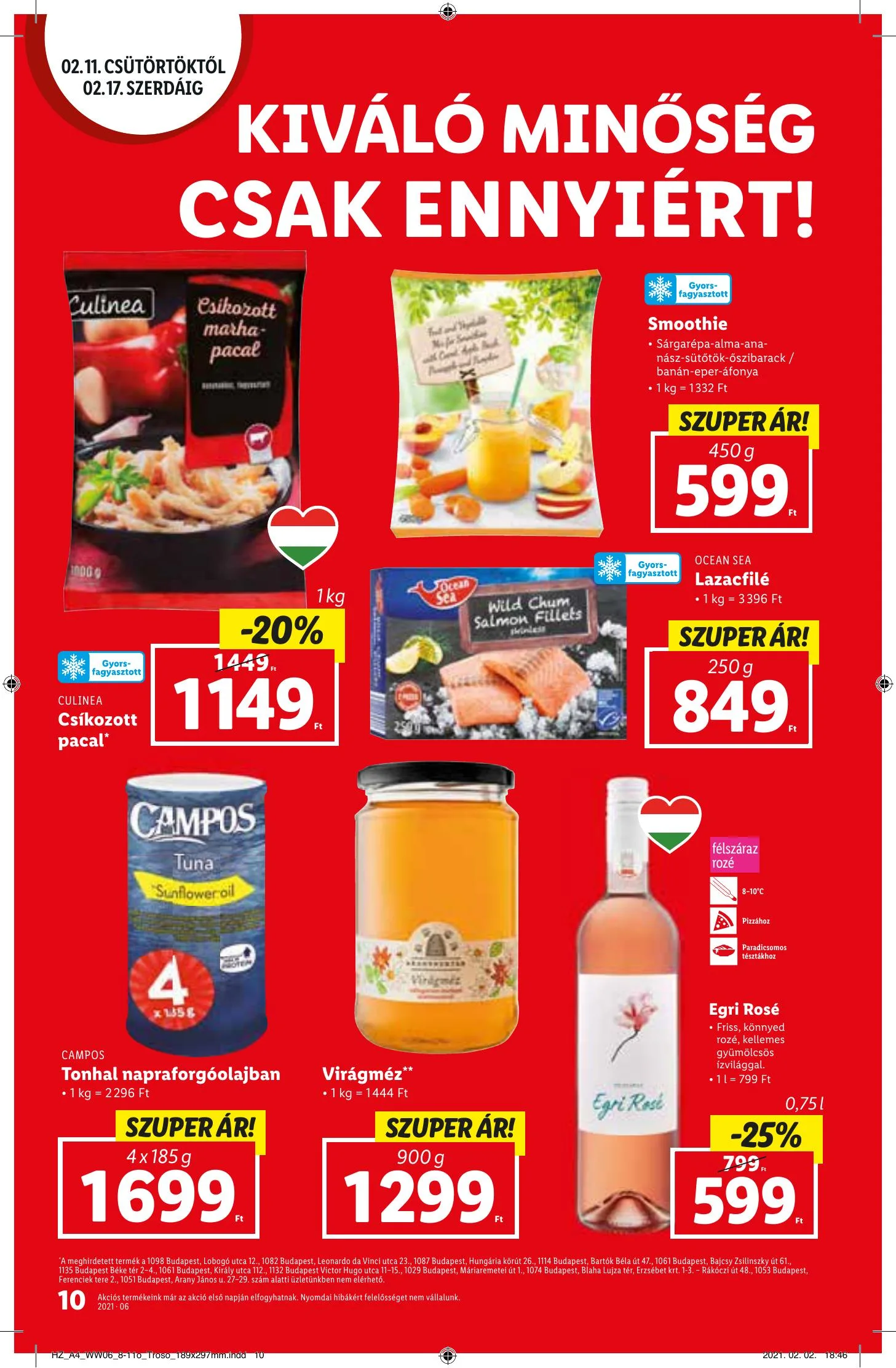 Lidl akciós újság 02.11–02.17 – 10. oldal