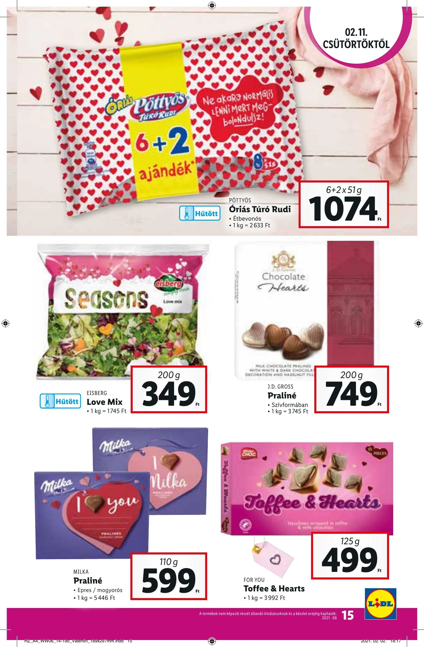 Lidl akciós újság 02.11–02.17 – 15. oldal