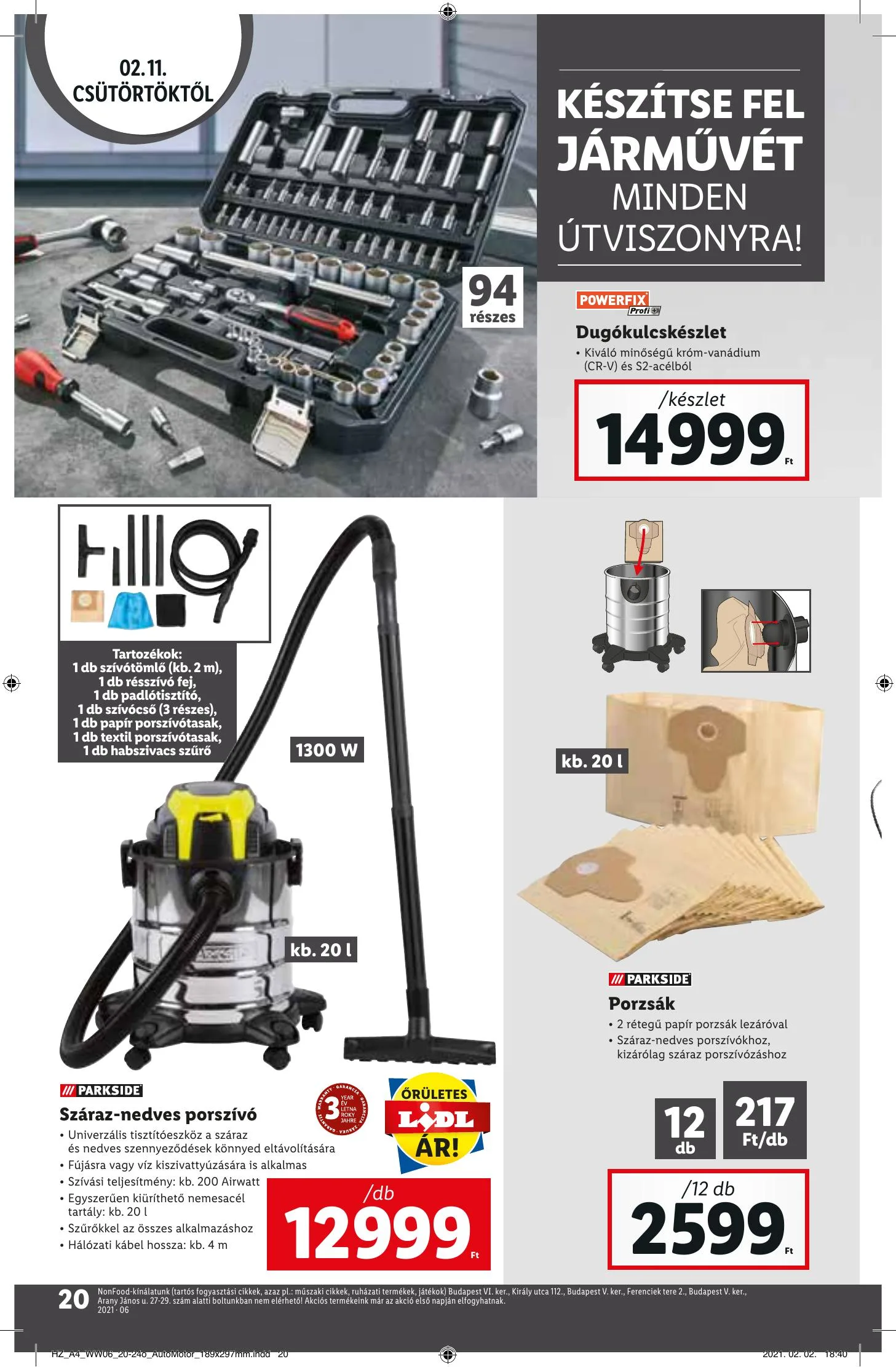 Lidl akciós újság 02.11–02.17 – 20. oldal