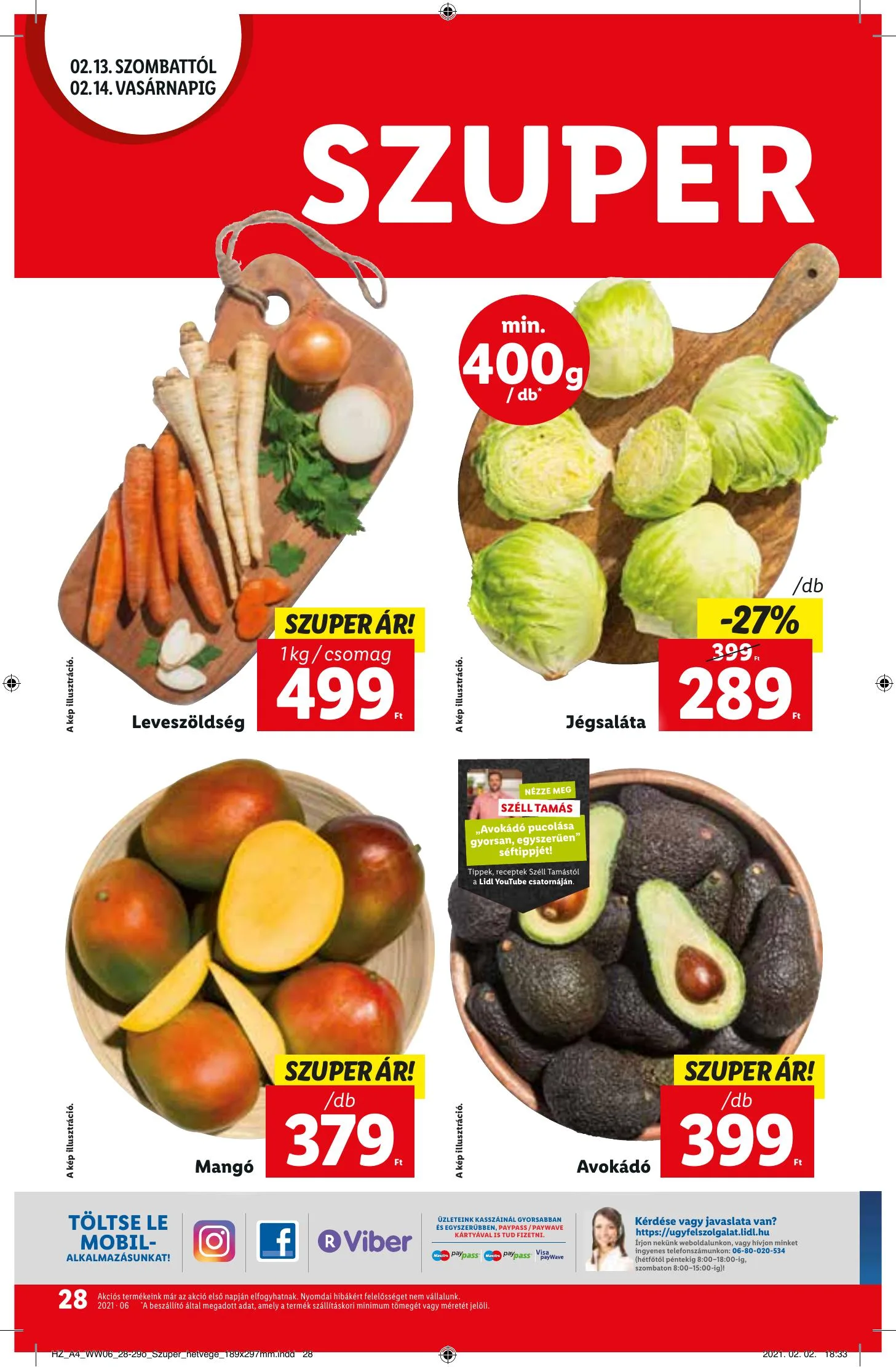 Lidl akciós újság 02.11–02.17 – 28. oldal