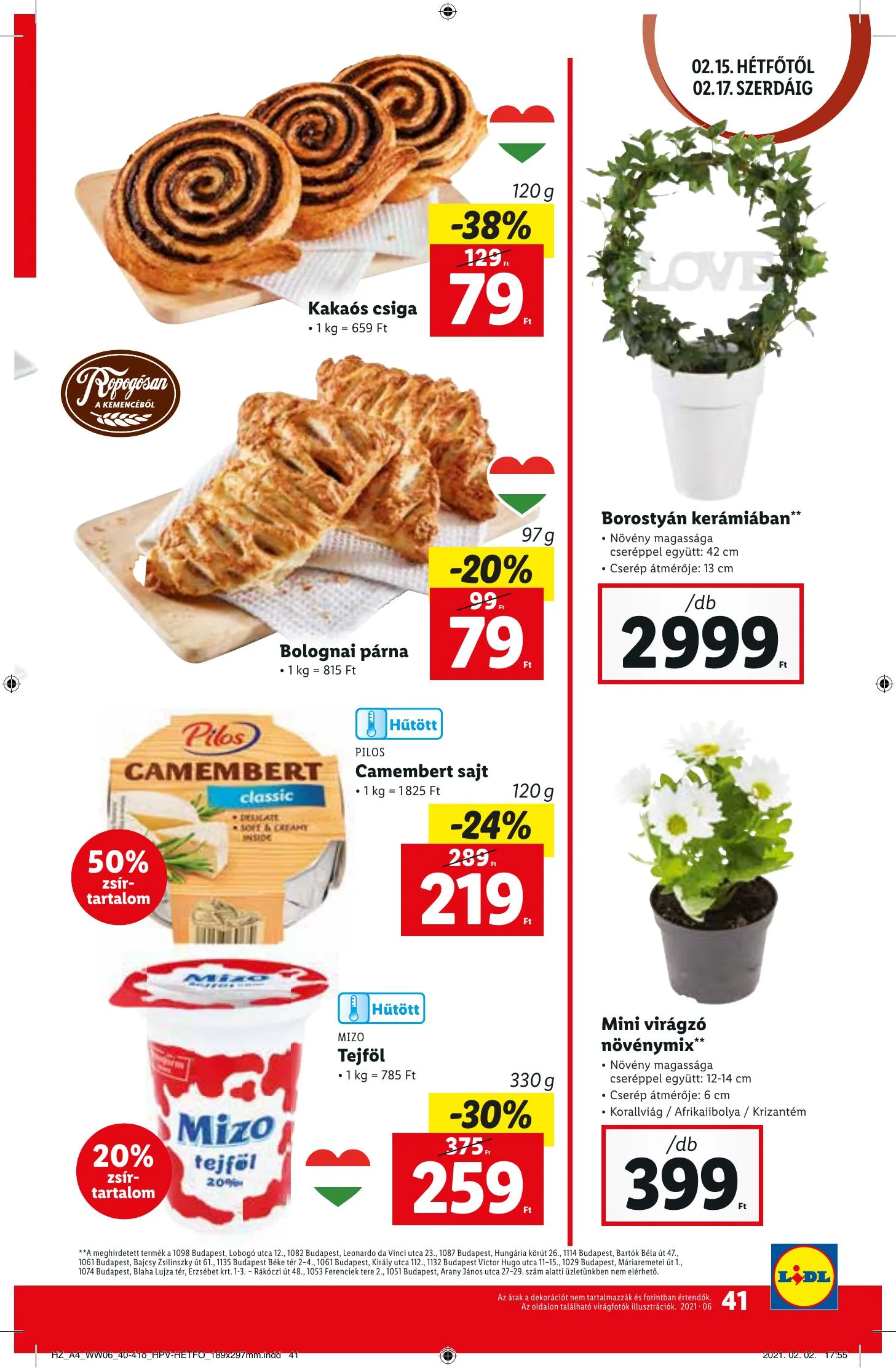 Lidl akciós újság 02.11–02.17 – 41. oldal
