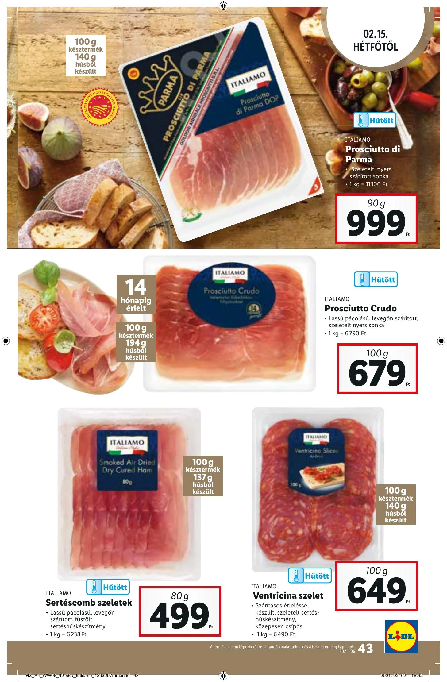 Lidl akciós újság 02.11–02.17 – 43. oldal