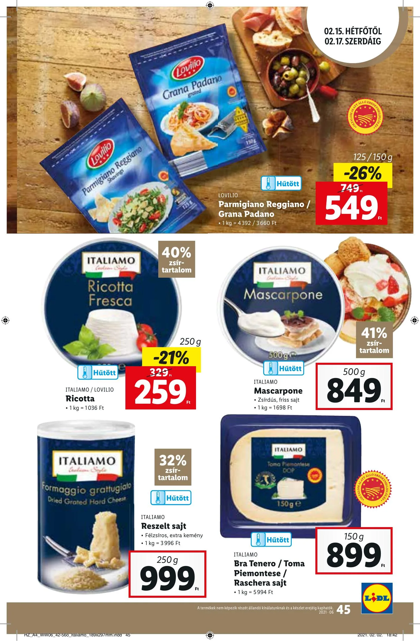 Lidl akciós újság 02.11–02.17 – 45. oldal