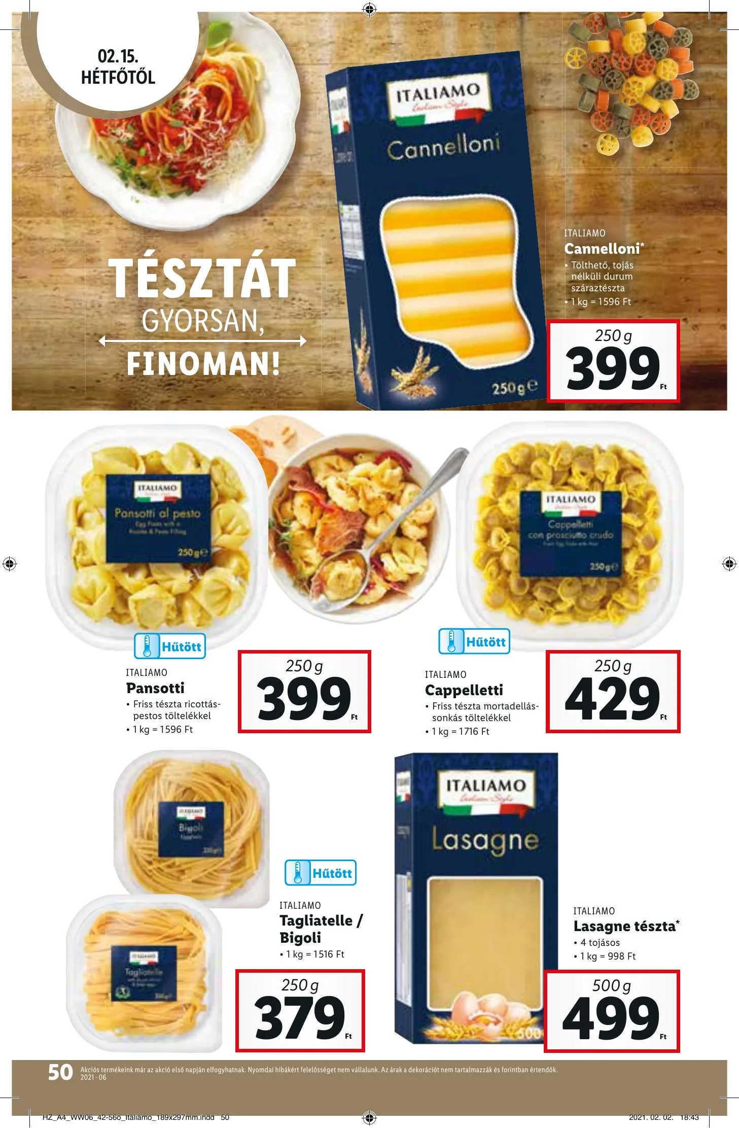 Lidl akciós újság 02.11–02.17 – 50. oldal