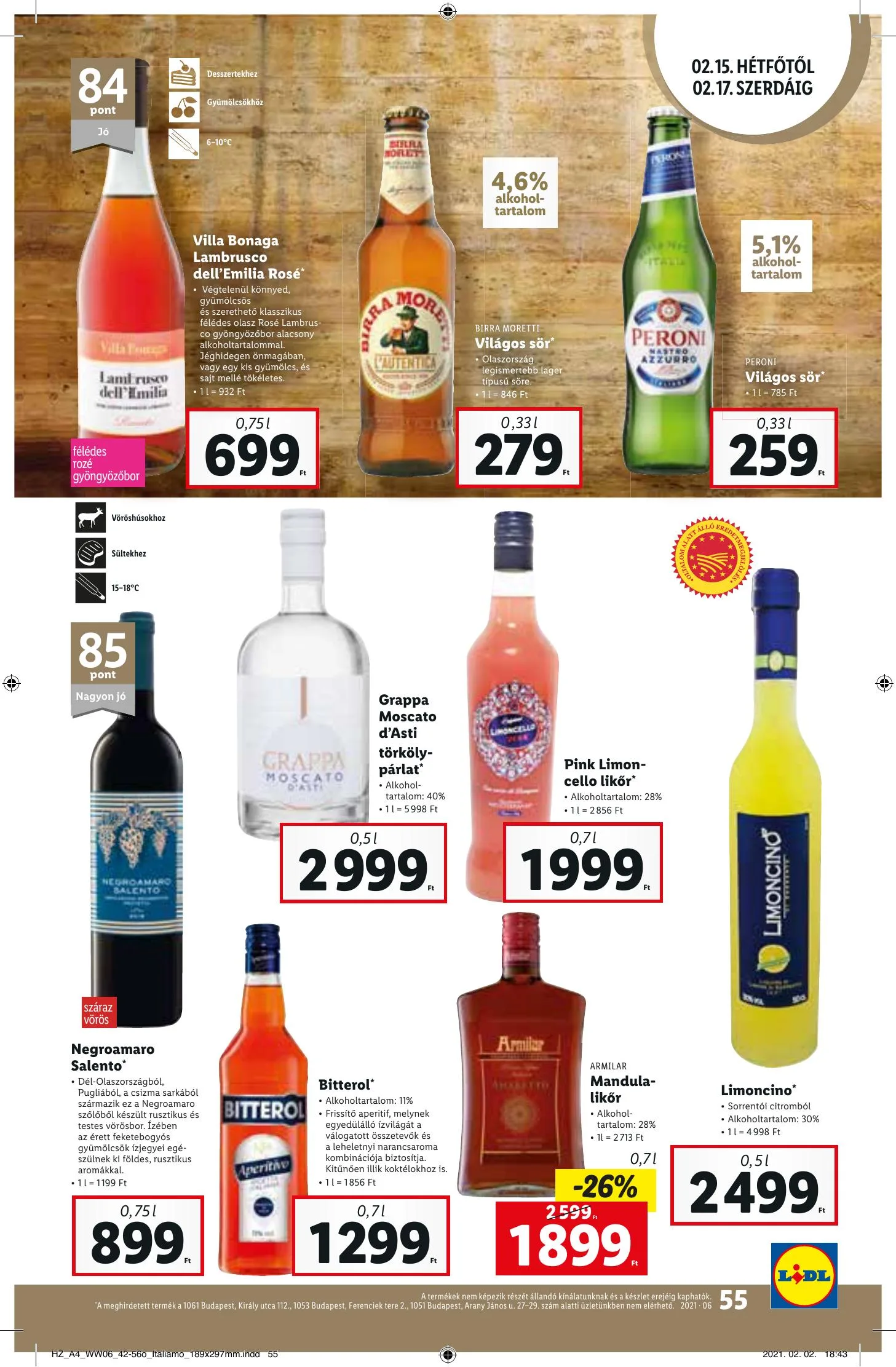 Lidl akciós újság 02.11–02.17 – 55. oldal