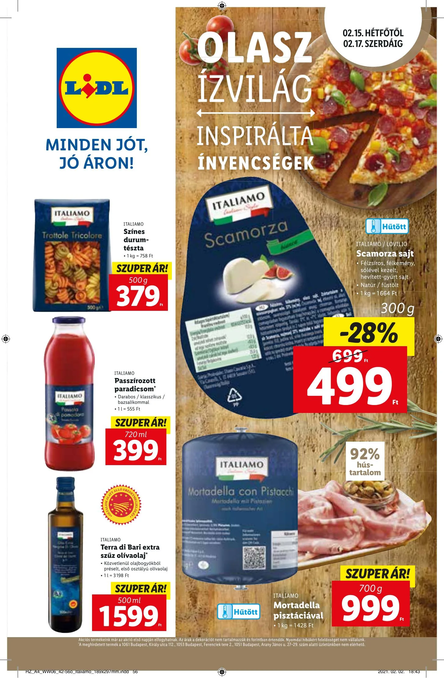 Lidl akciós újság 02.11–02.17 – 56. oldal