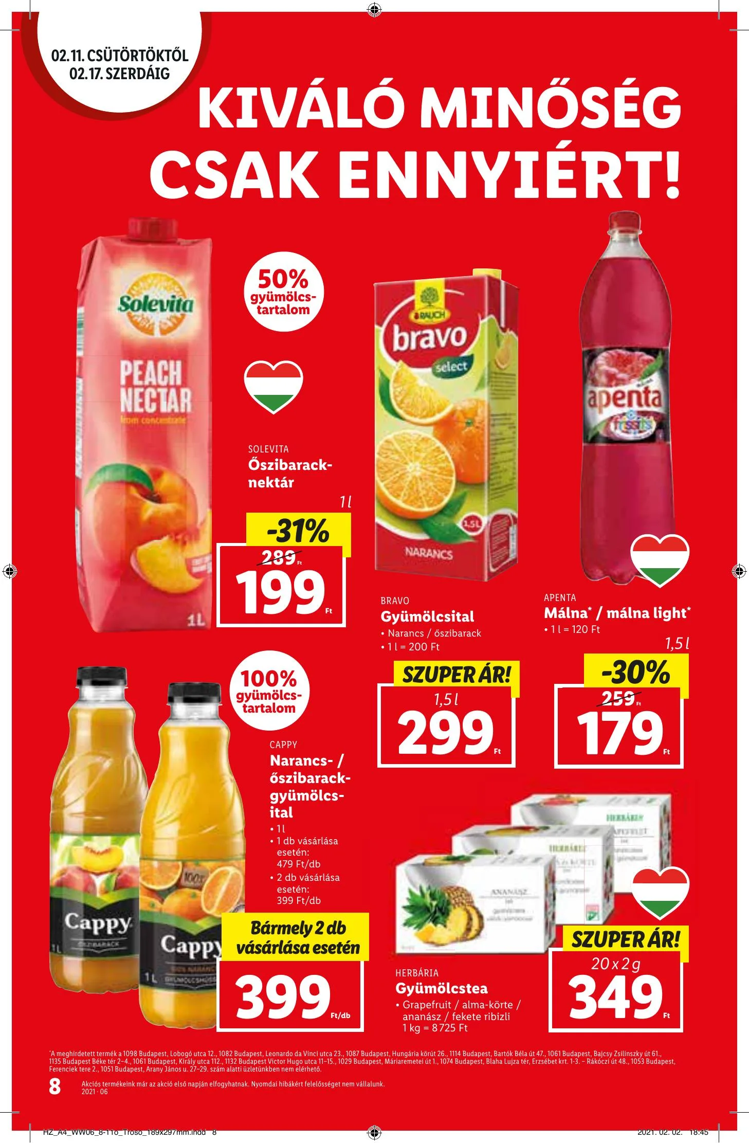 Lidl akciós újság 02.11–02.17 – 8. oldal