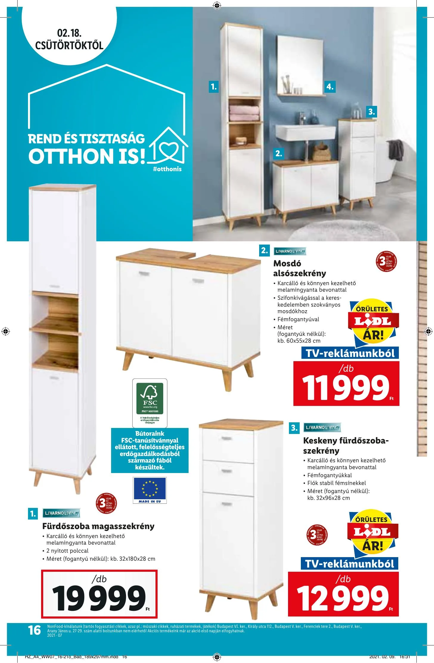 Lidl akciós újság 02.18–02.24 – 16. oldal