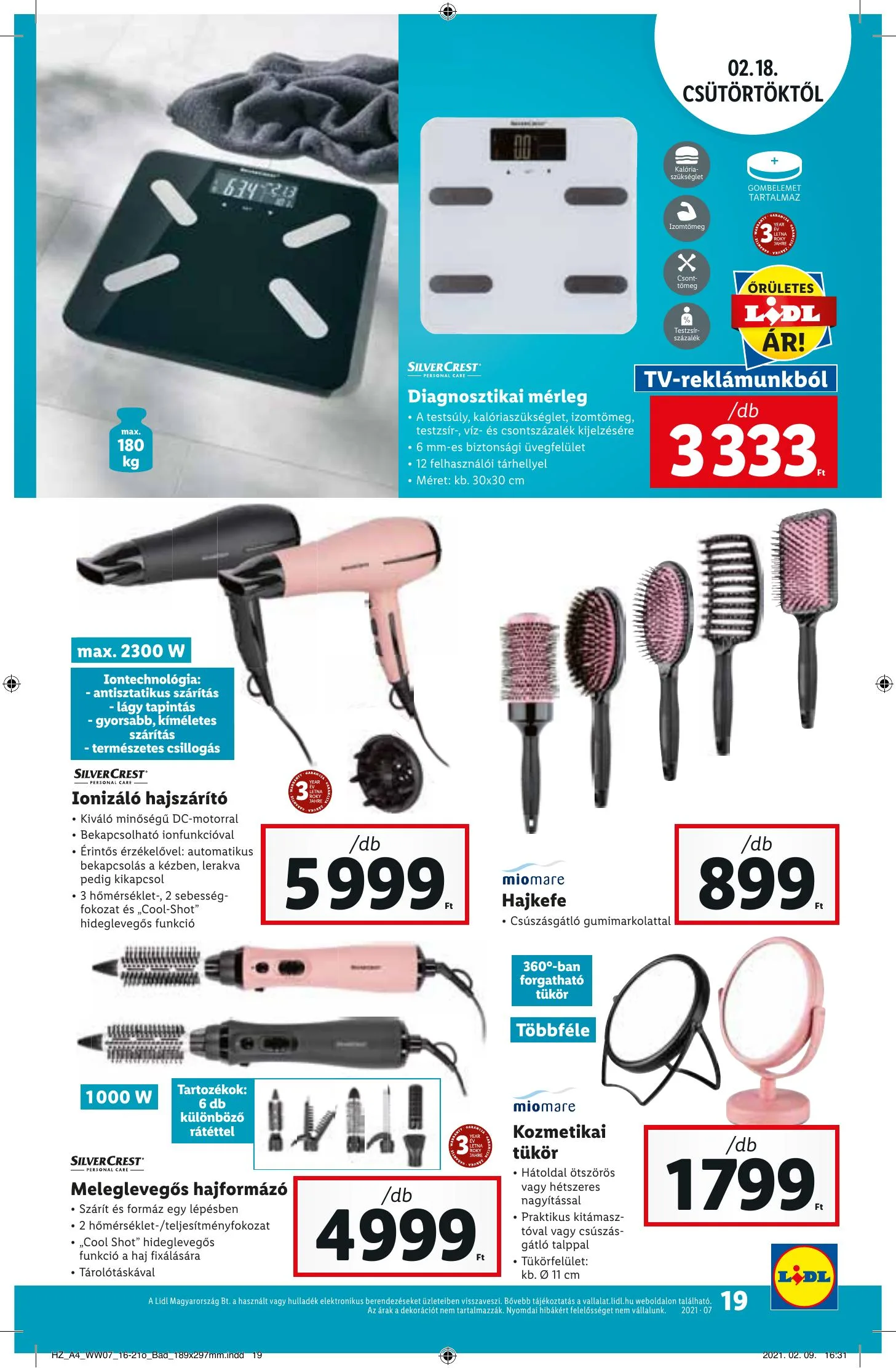Lidl akciós újság 02.18–02.24 – 19. oldal