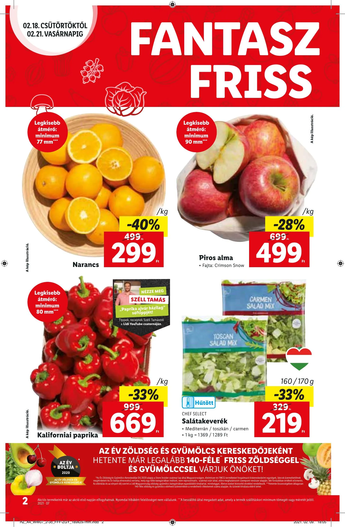 Lidl akciós újság 02.18–02.24 – 2. oldal