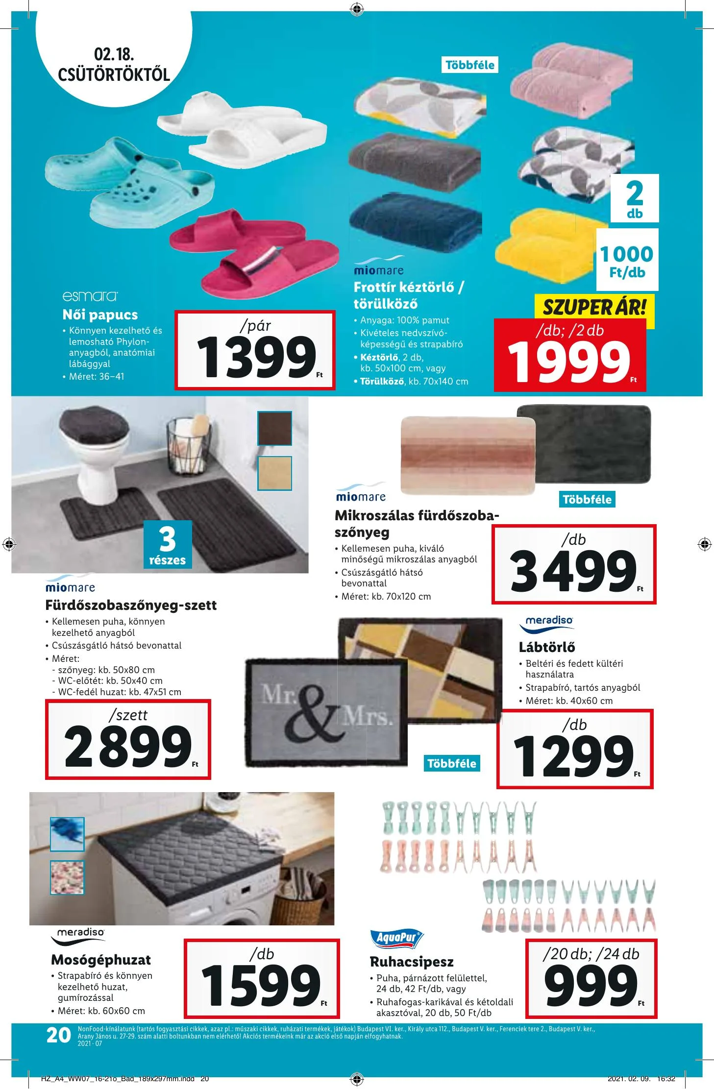 Lidl akciós újság 02.18–02.24 – 20. oldal