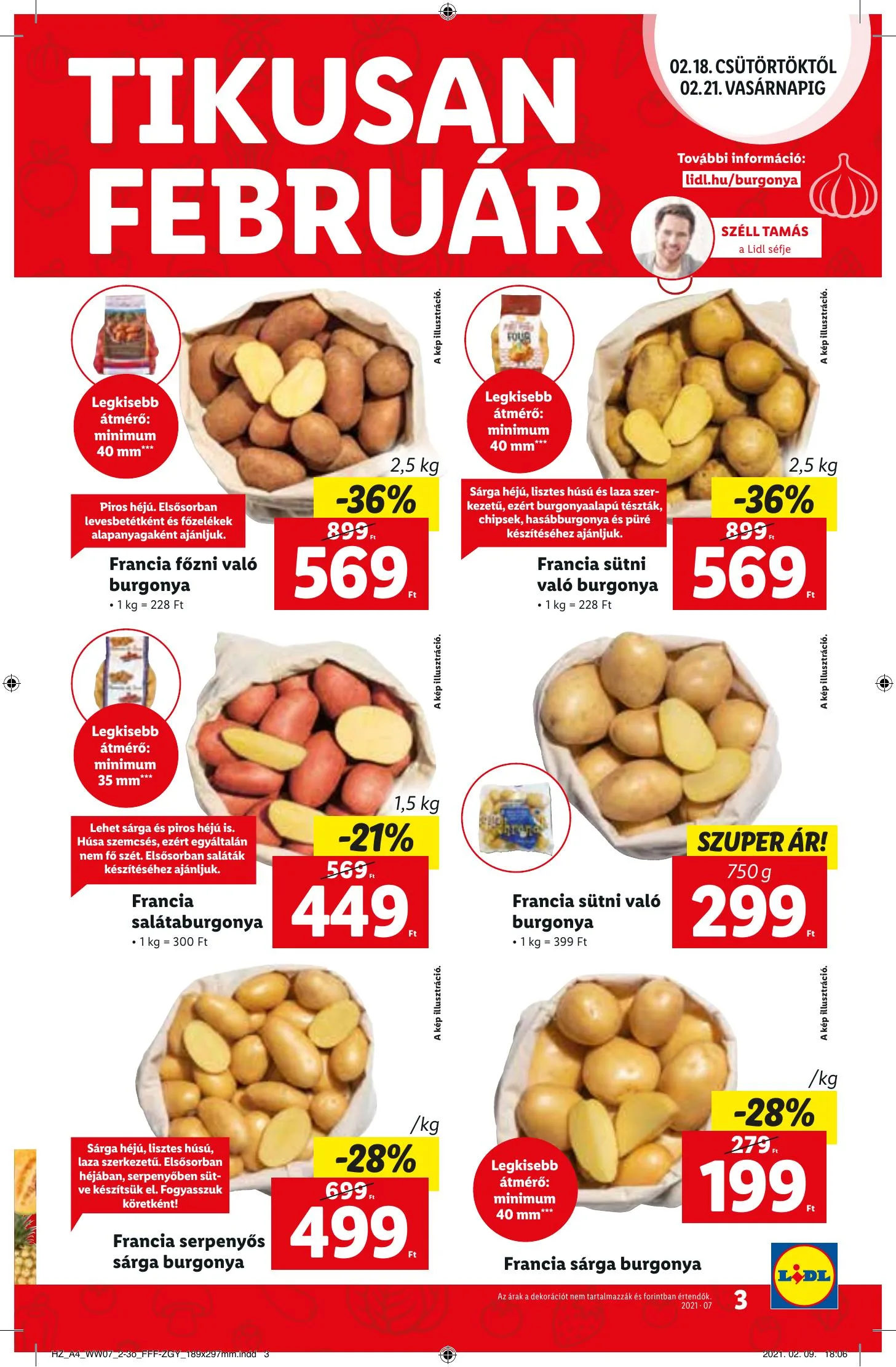 Lidl akciós újság 02.18–02.24 – 3. oldal