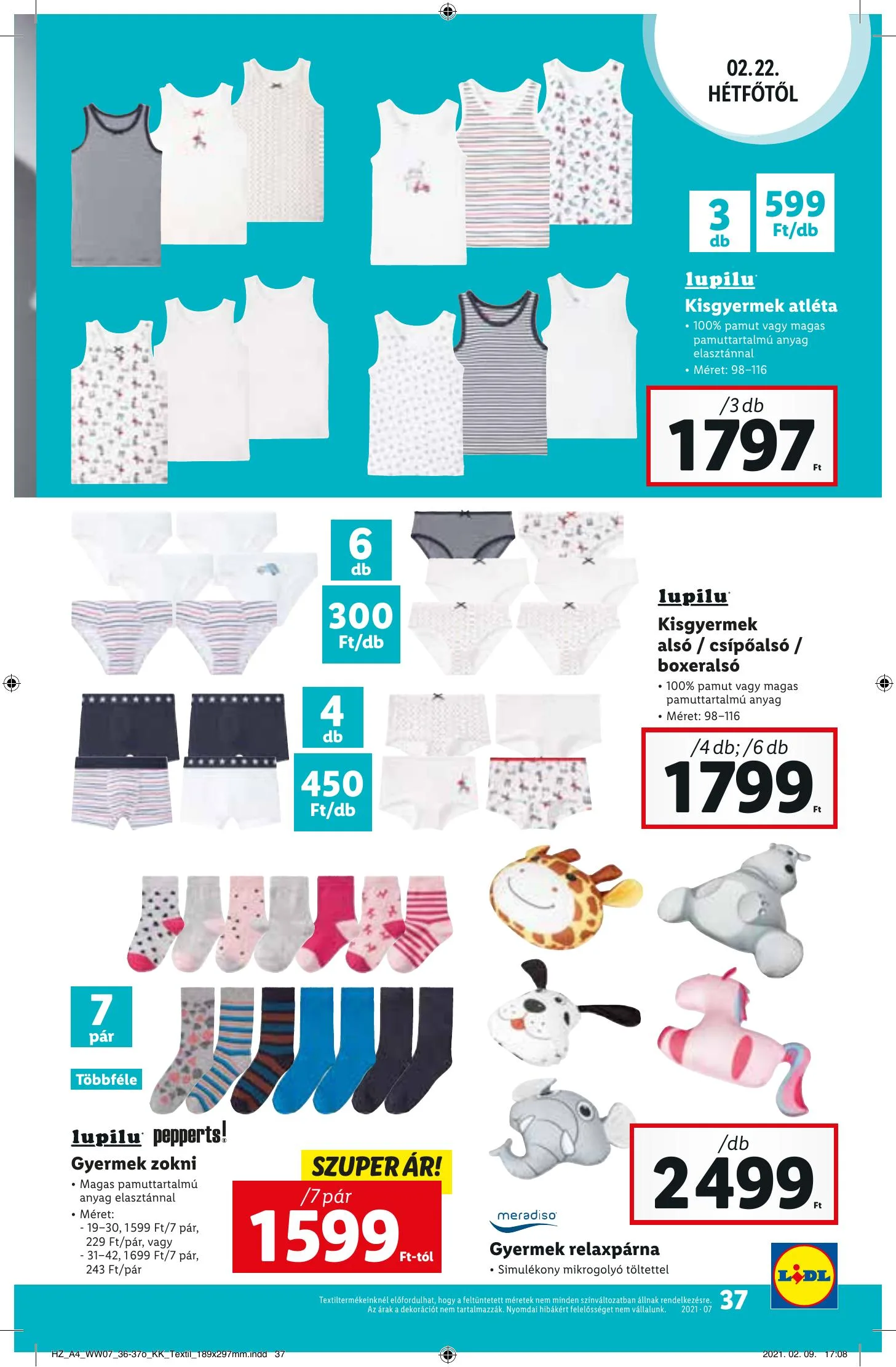 Lidl akciós újság 02.18–02.24 – 37. oldal