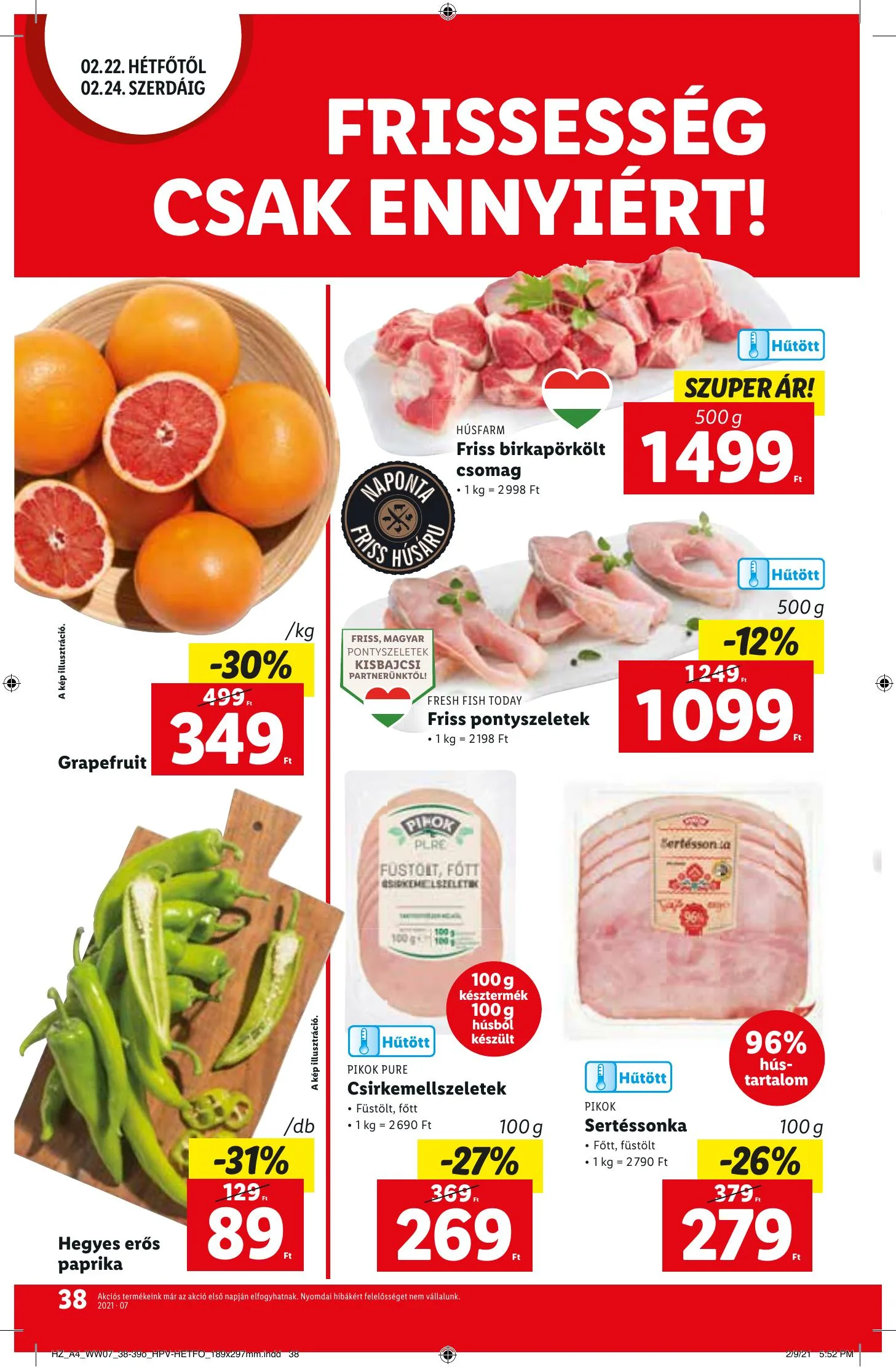 Lidl akciós újság 02.18–02.24 – 38. oldal