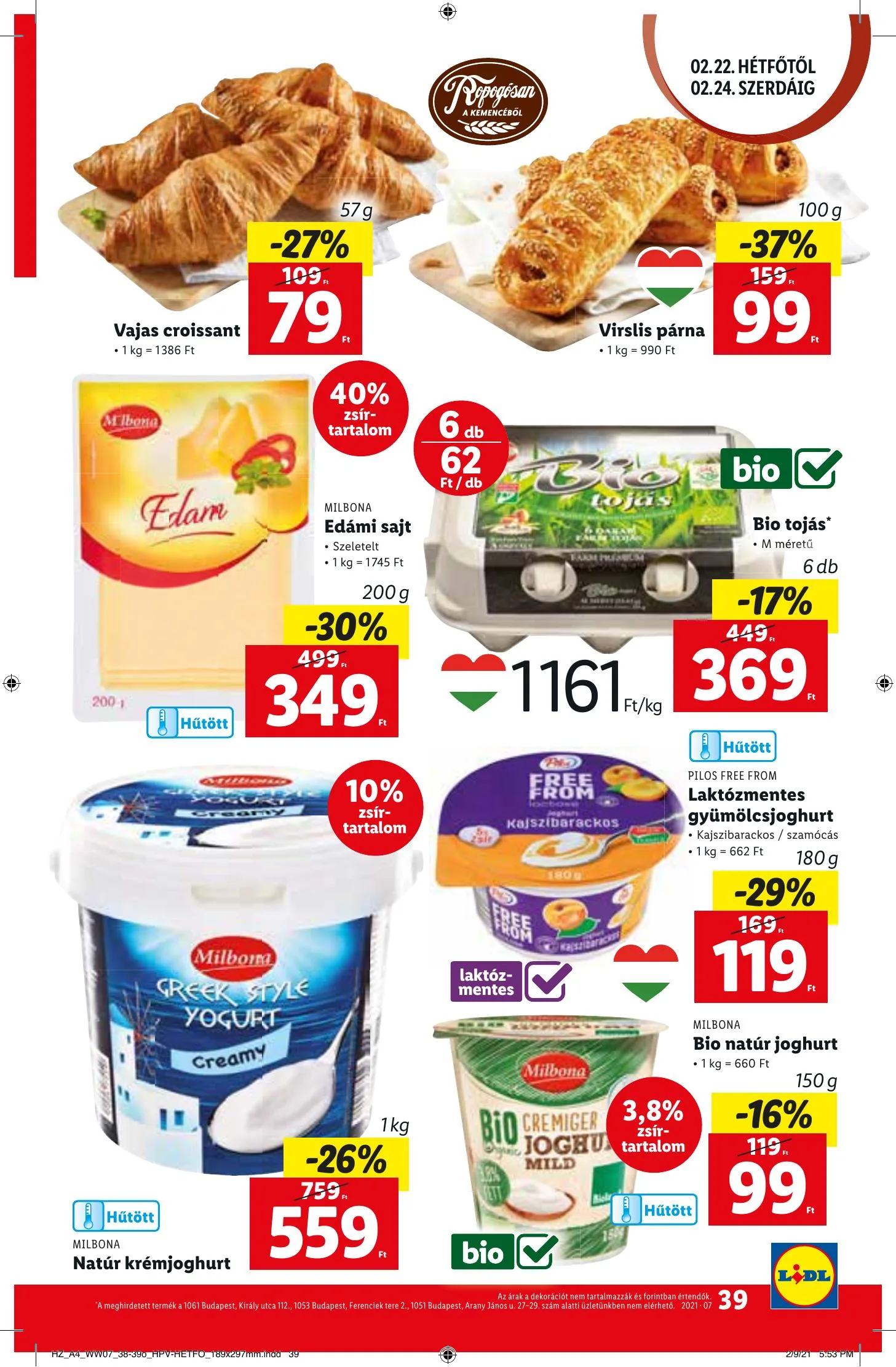 Lidl akciós újság 02.18–02.24 – 39. oldal