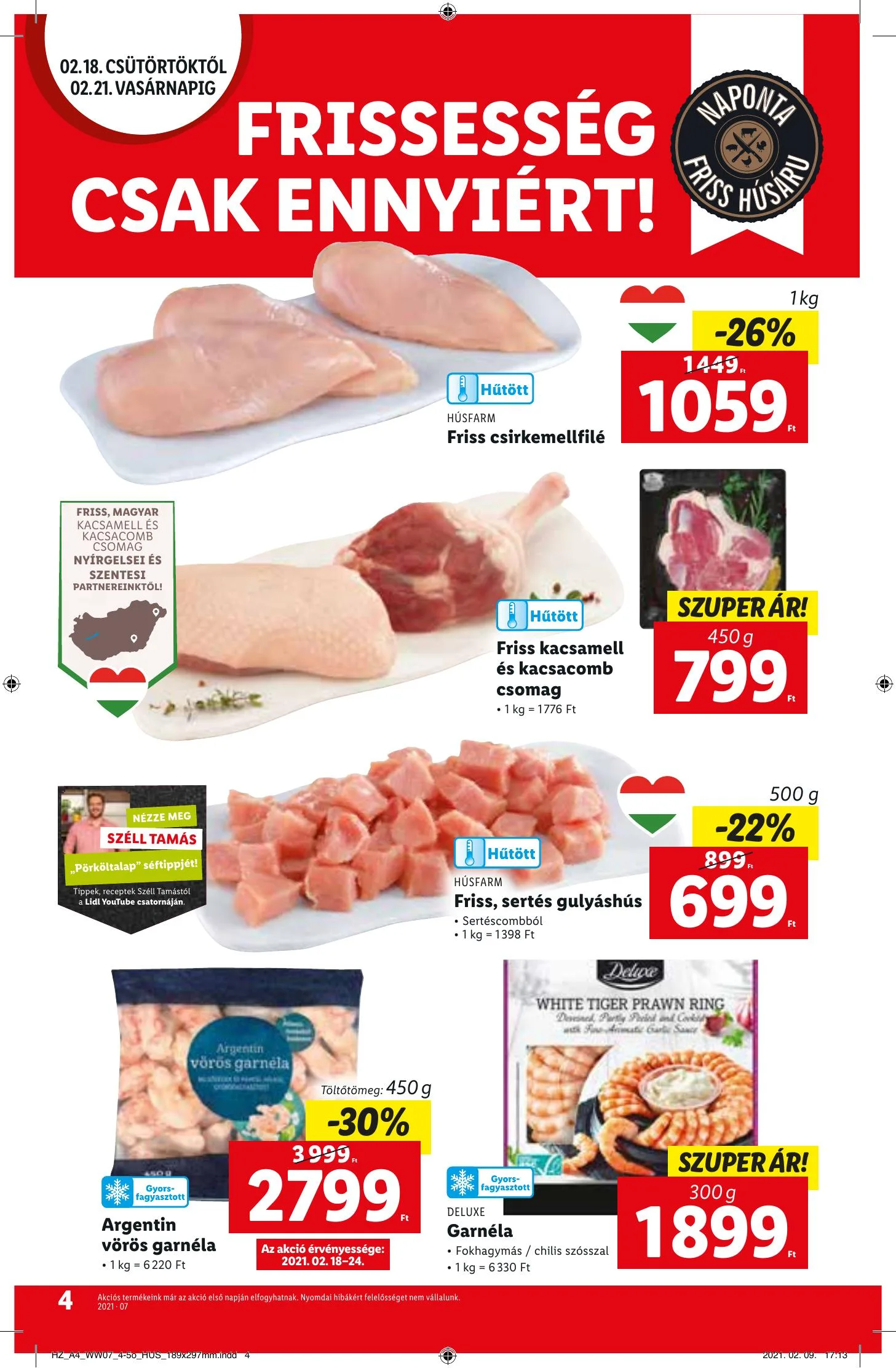 Lidl akciós újság 02.18–02.24 – 4. oldal