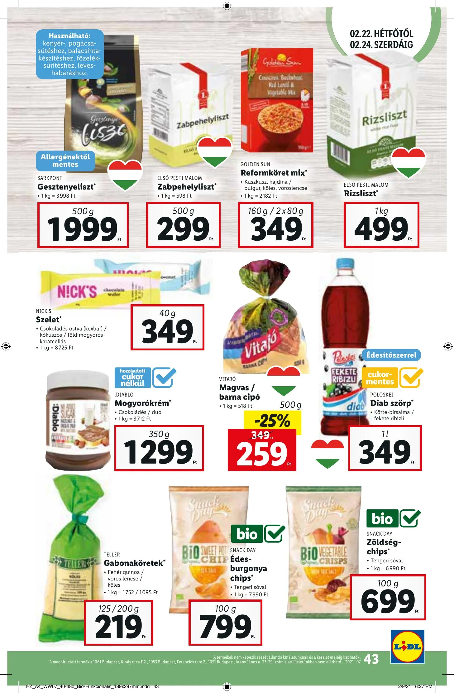 Lidl akciós újság 02.18–02.24 – 43. oldal