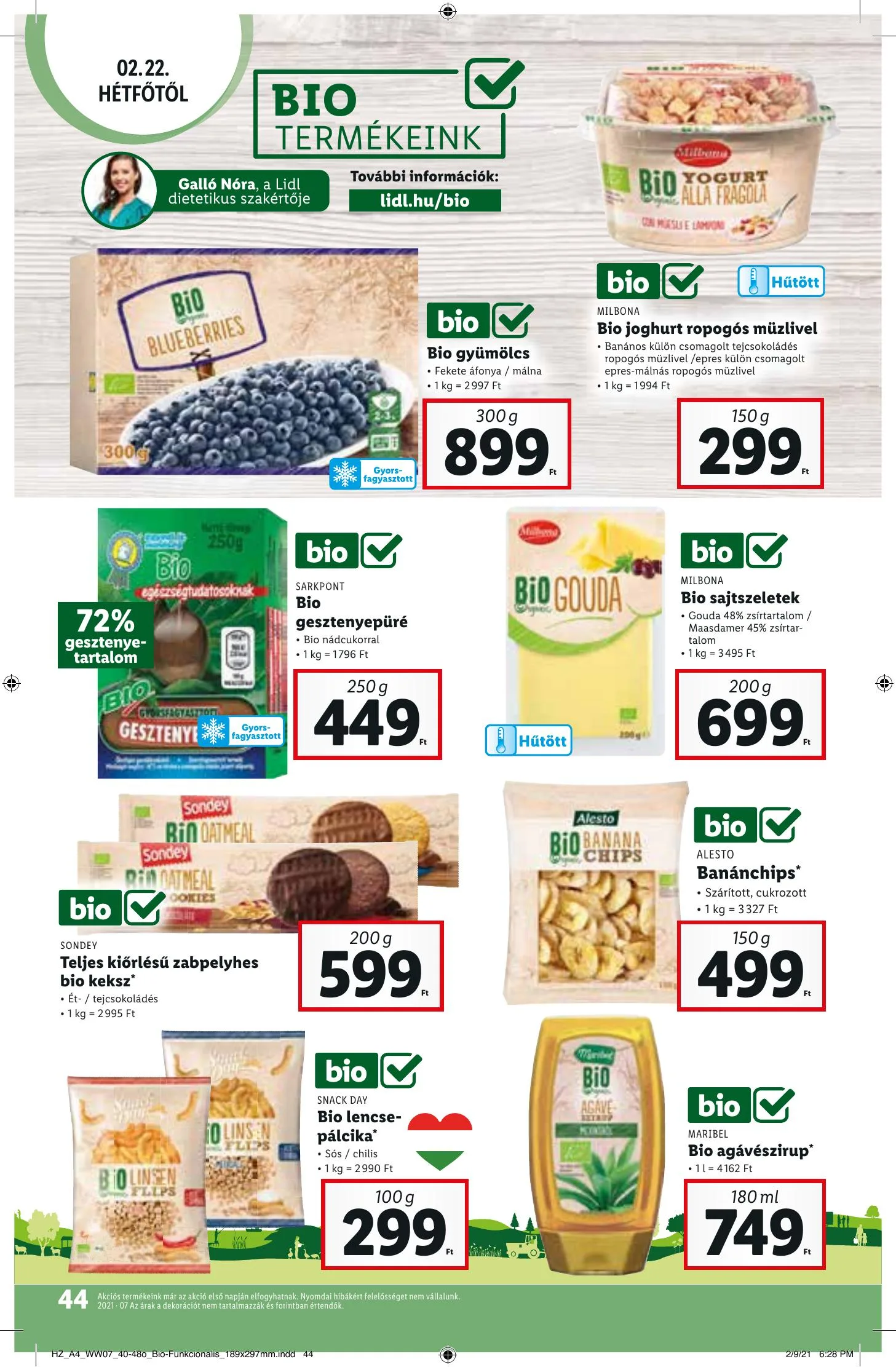 Lidl akciós újság 02.18–02.24 – 44. oldal