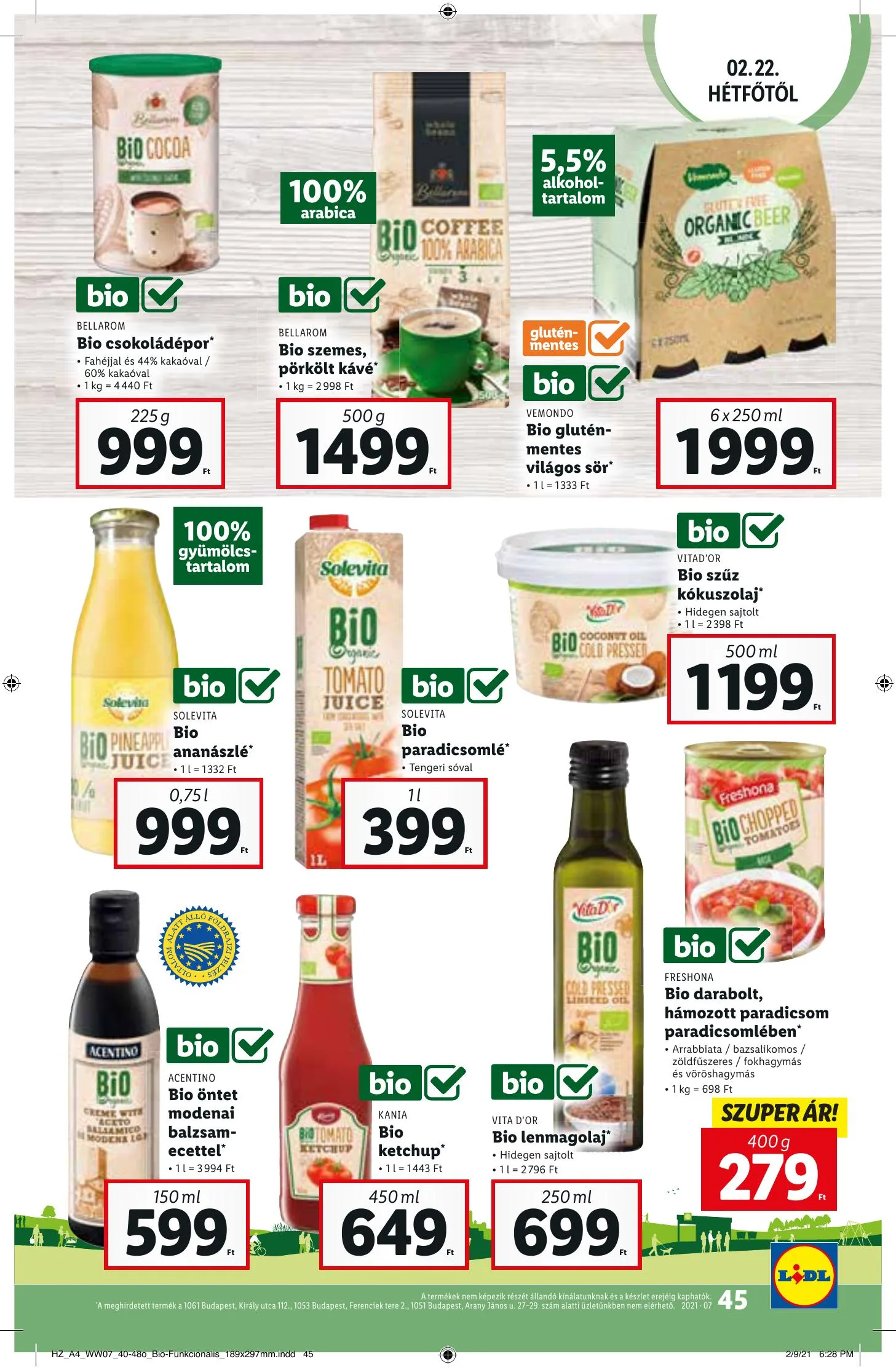 Lidl akciós újság 02.18–02.24 – 45. oldal