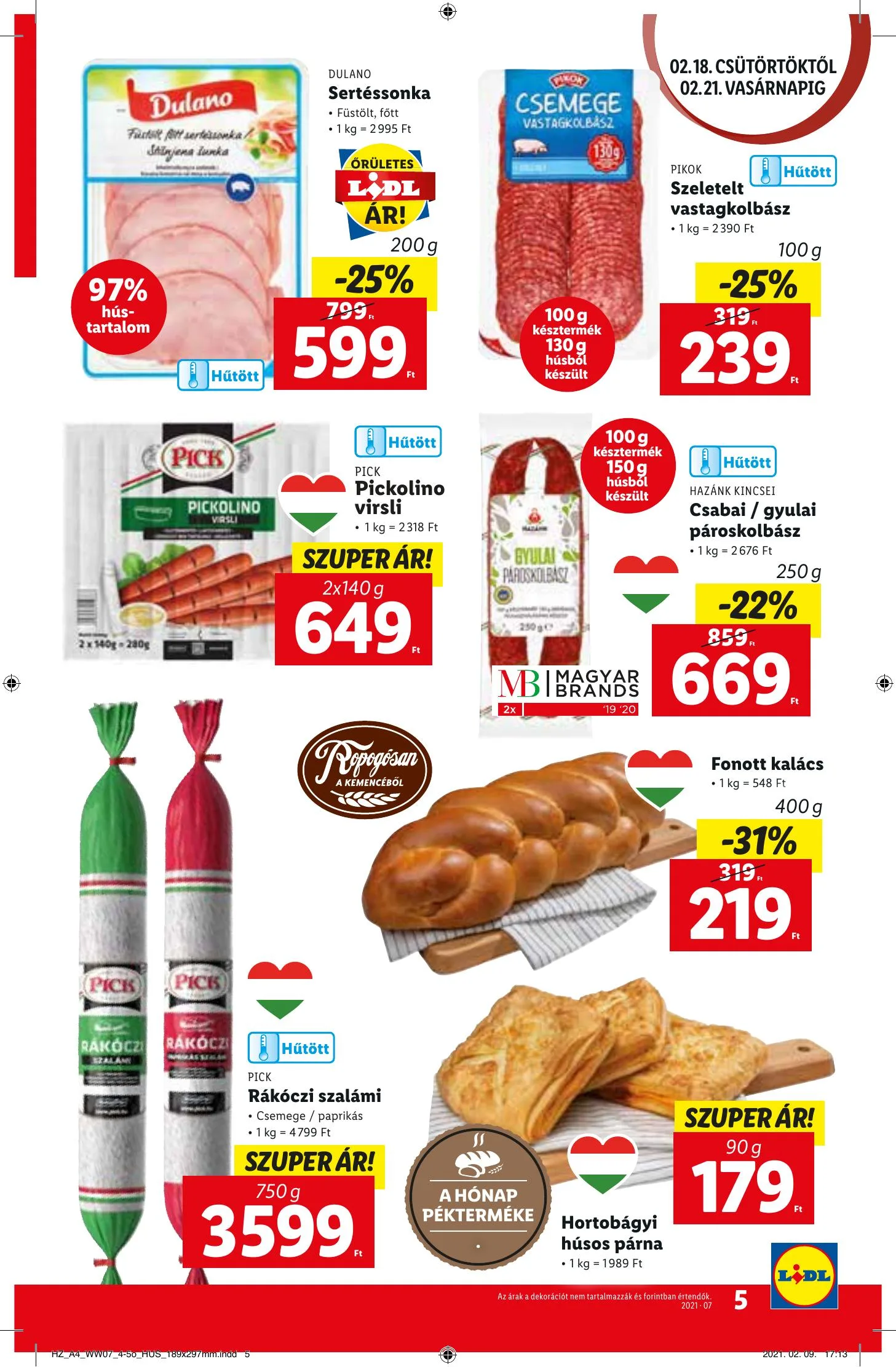 Lidl akciós újság 02.18–02.24 – 5. oldal