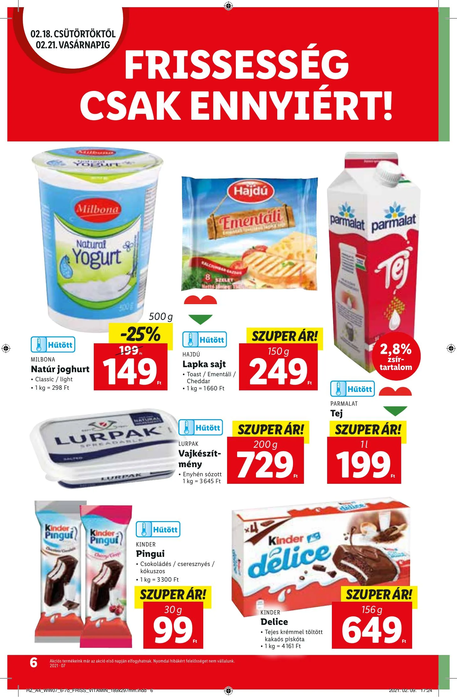 Lidl akciós újság 02.18–02.24 – 6. oldal