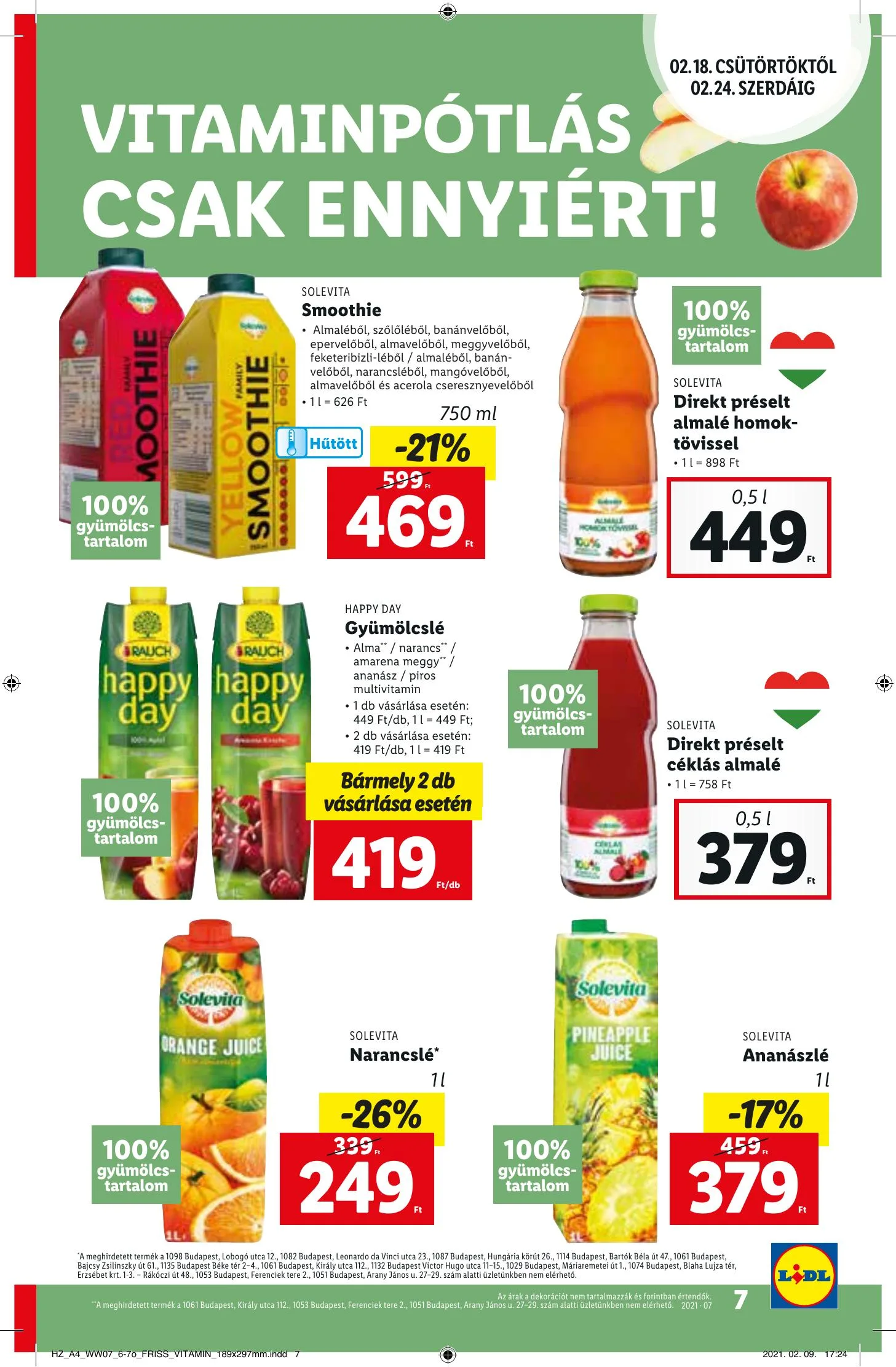 Lidl akciós újság 02.18–02.24 – 7. oldal