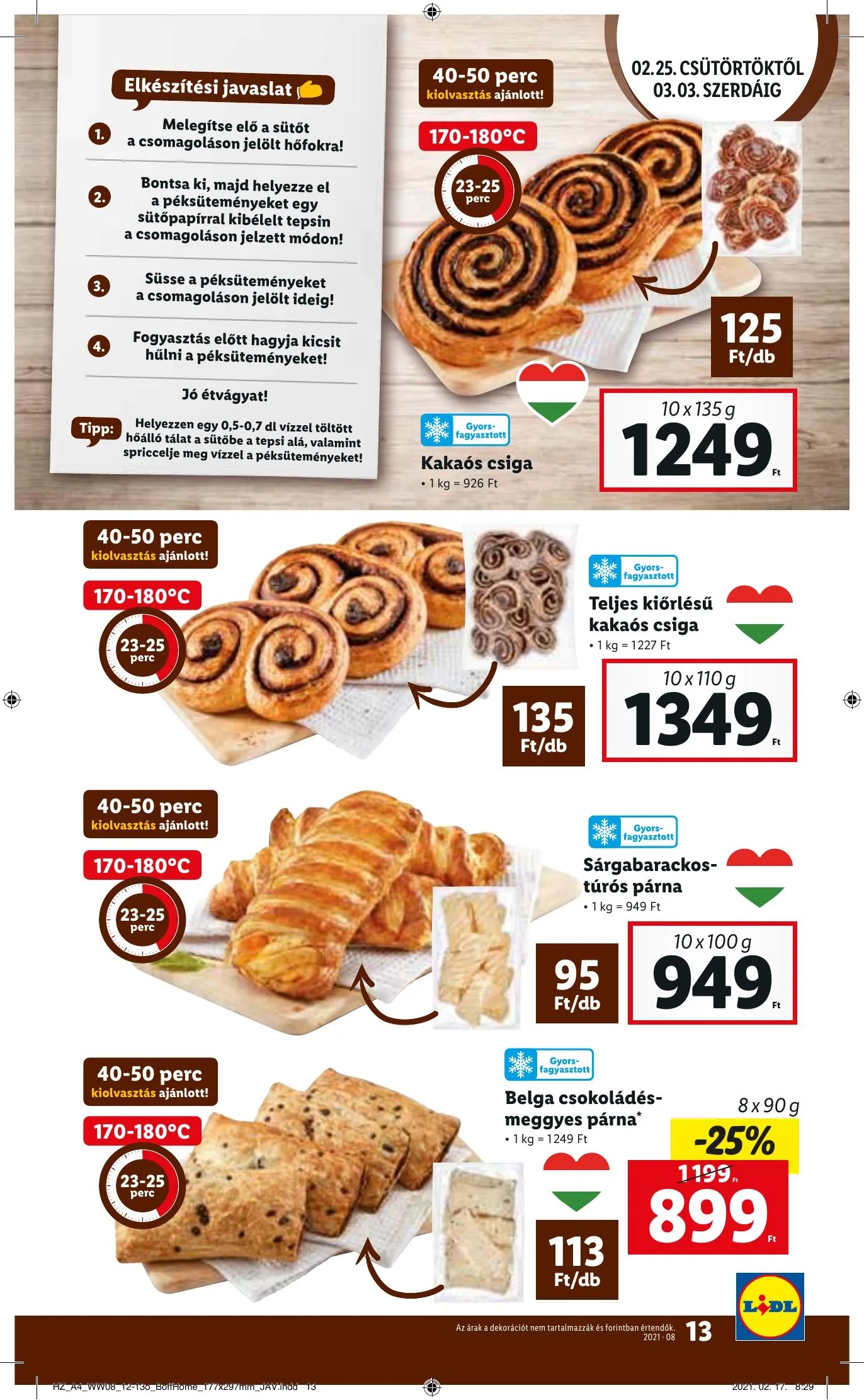 Lidl akciós újság 02.25–03.03 – 13. oldal