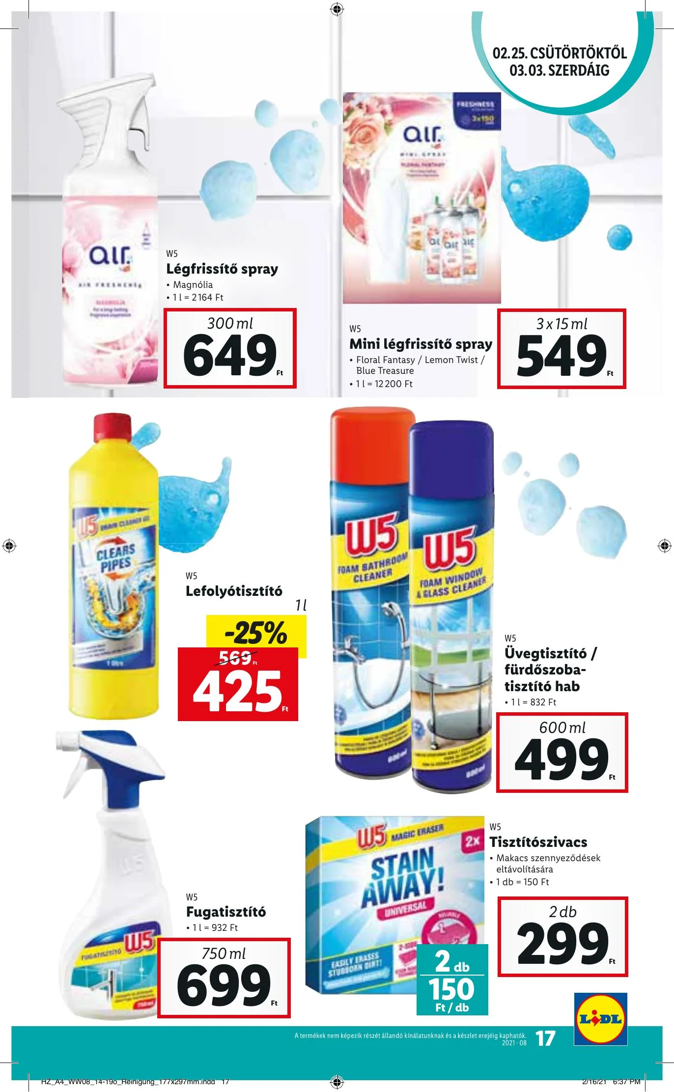 Lidl akciós újság 02.25–03.03 – 17. oldal