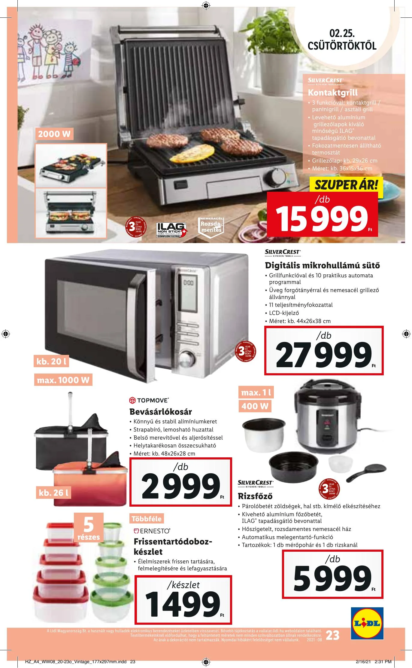 Lidl akciós újság 02.25–03.03 – 23. oldal