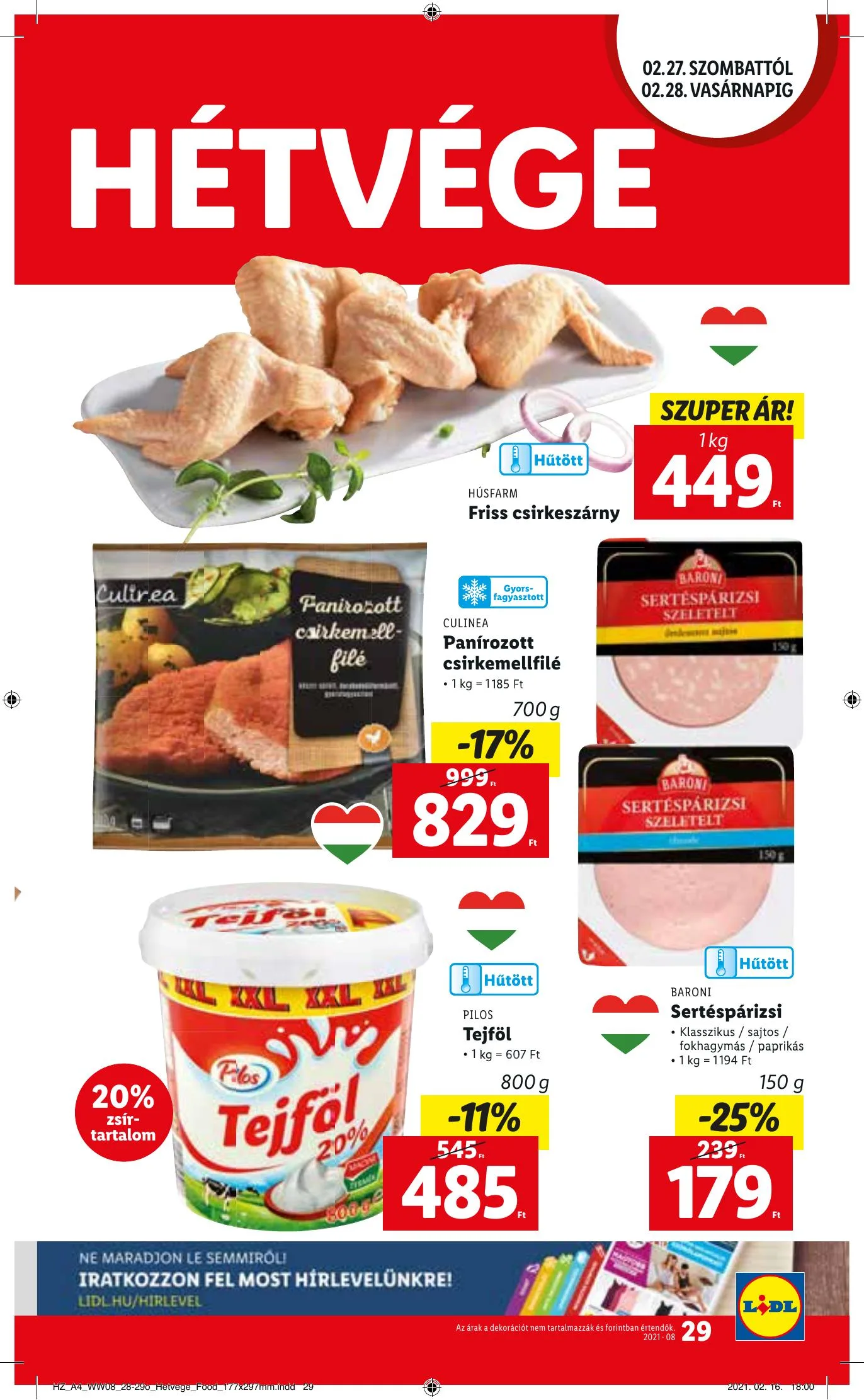 Lidl akciós újság 02.25–03.03 – 29. oldal
