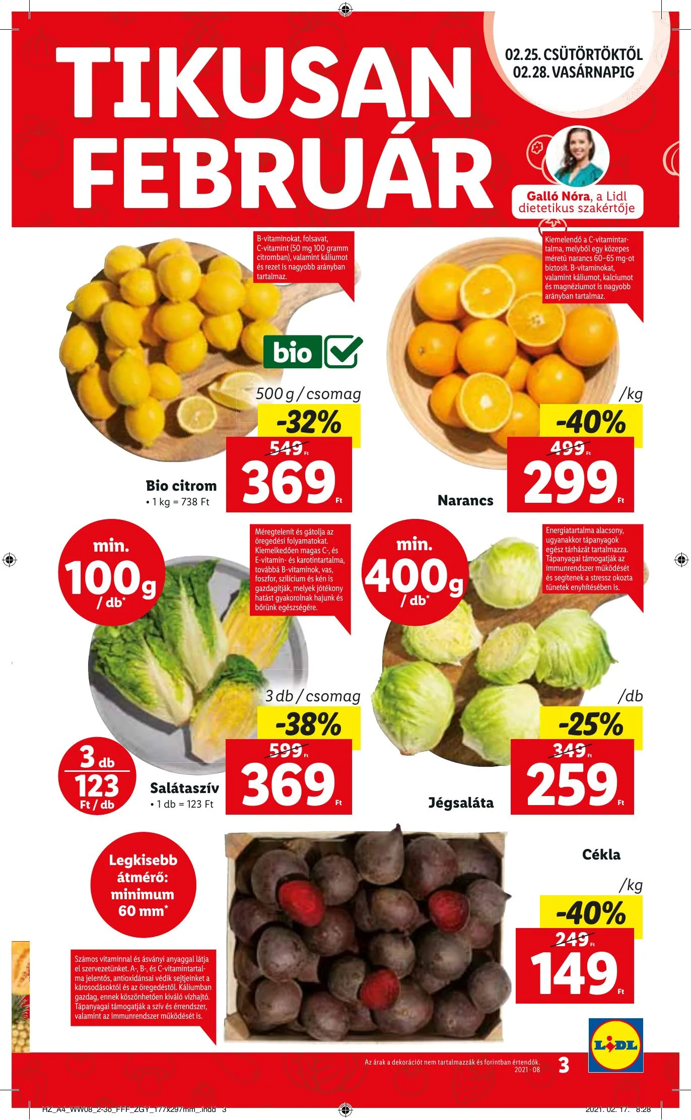 Lidl akciós újság 02.25–03.03 – 3. oldal