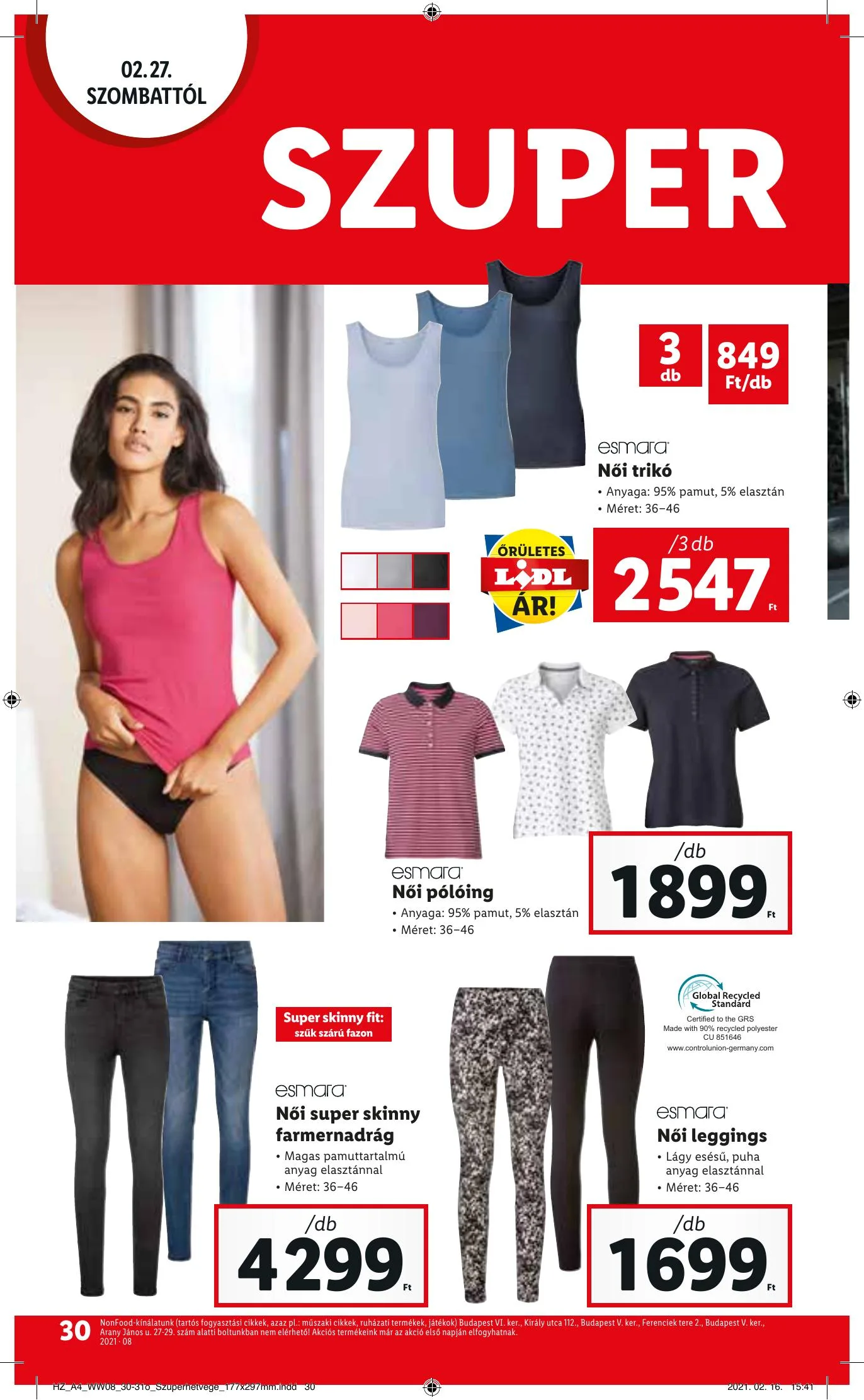 Lidl akciós újság 02.25–03.03 – 30. oldal