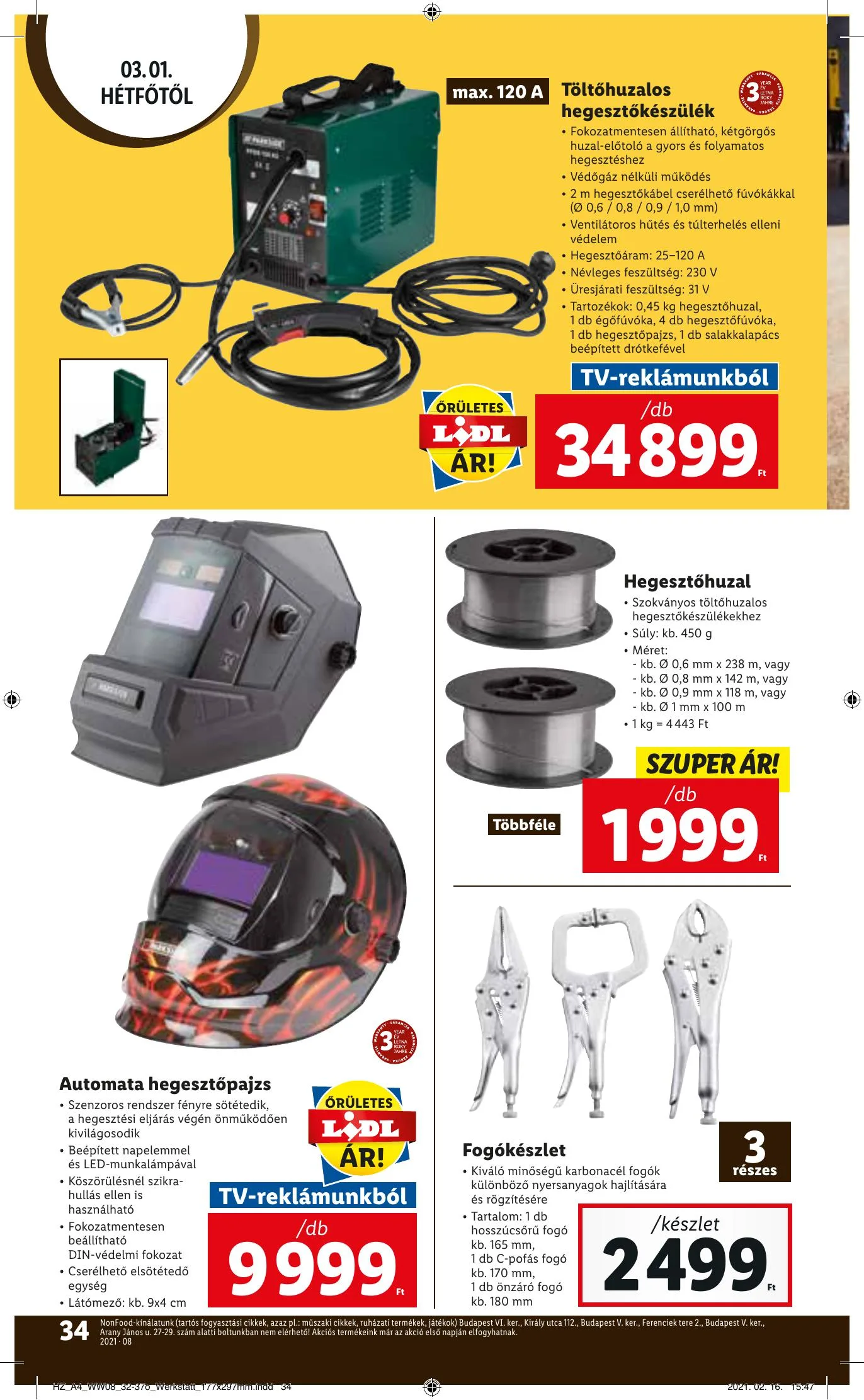 Lidl akciós újság 02.25–03.03 – 34. oldal