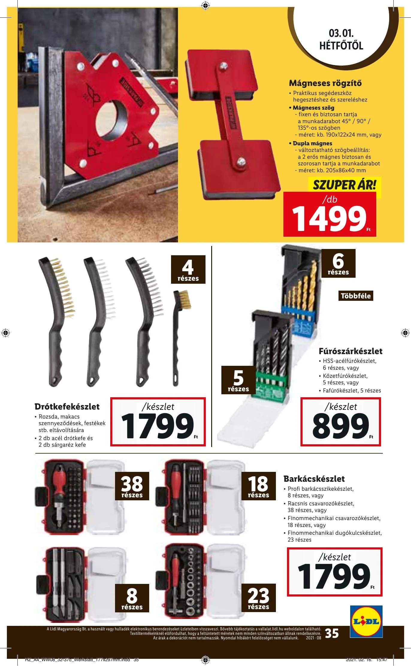 Lidl akciós újság 02.25–03.03 – 35. oldal