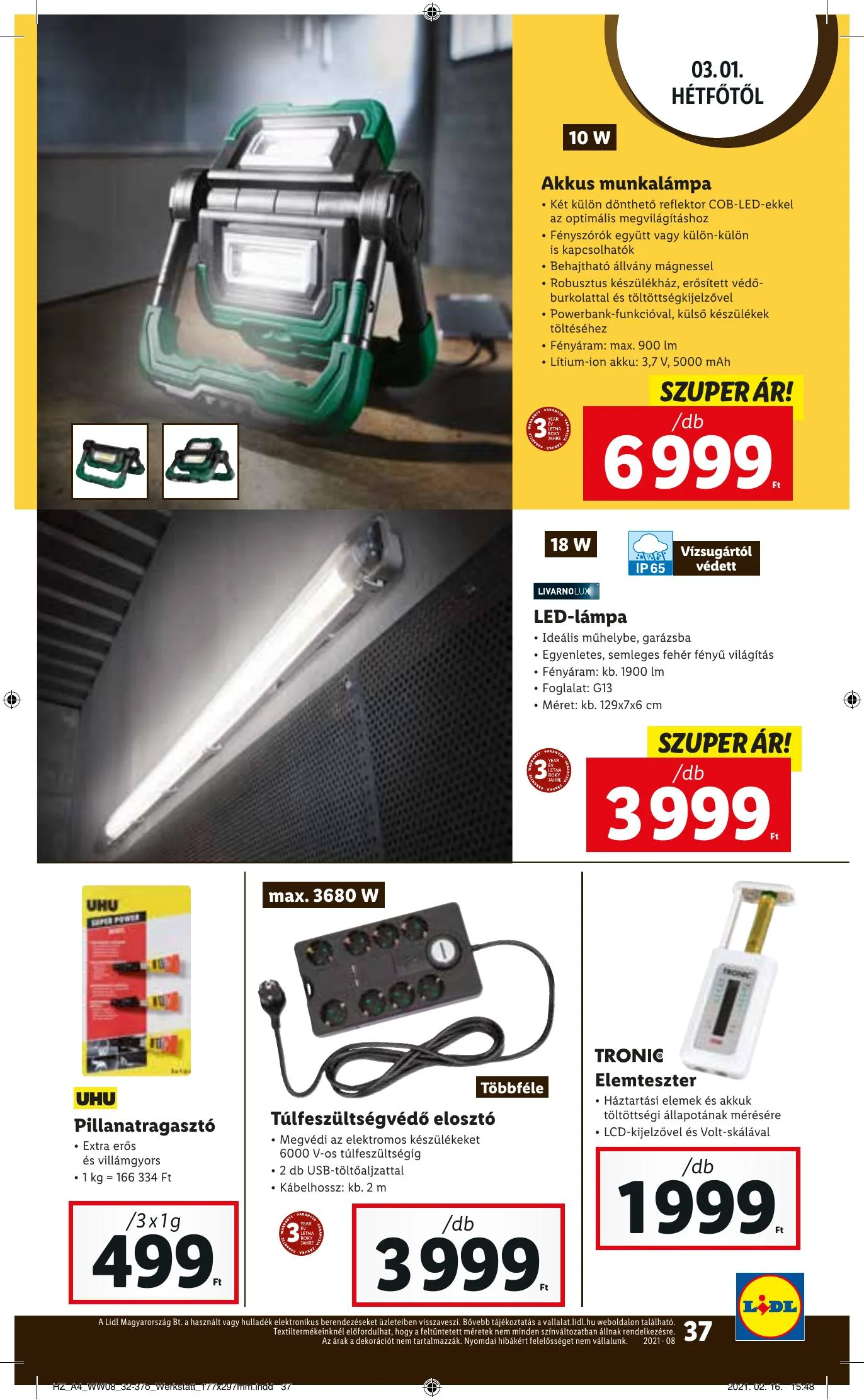 Lidl akciós újság 02.25–03.03 – 37. oldal