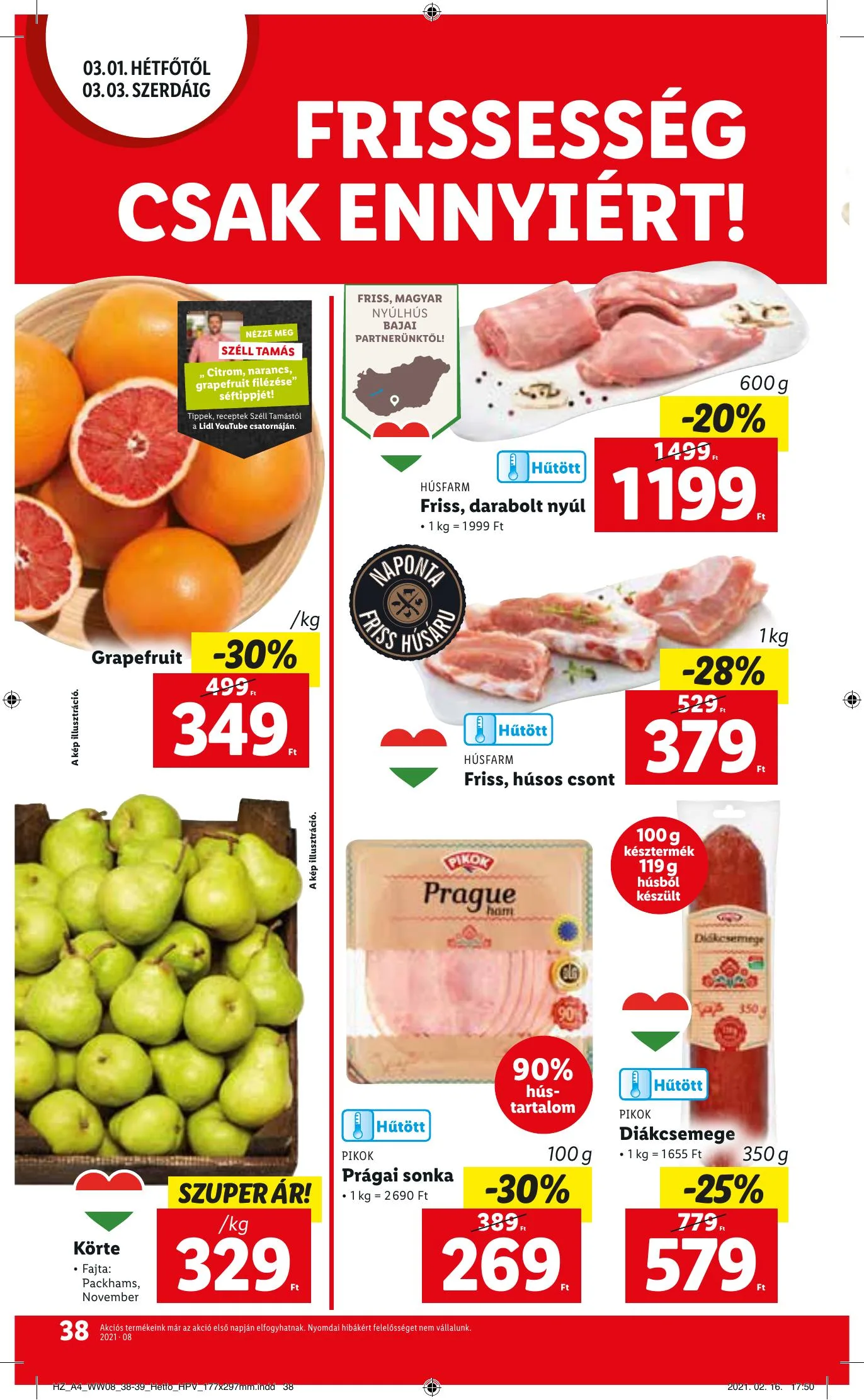 Lidl akciós újság 02.25–03.03 – 38. oldal
