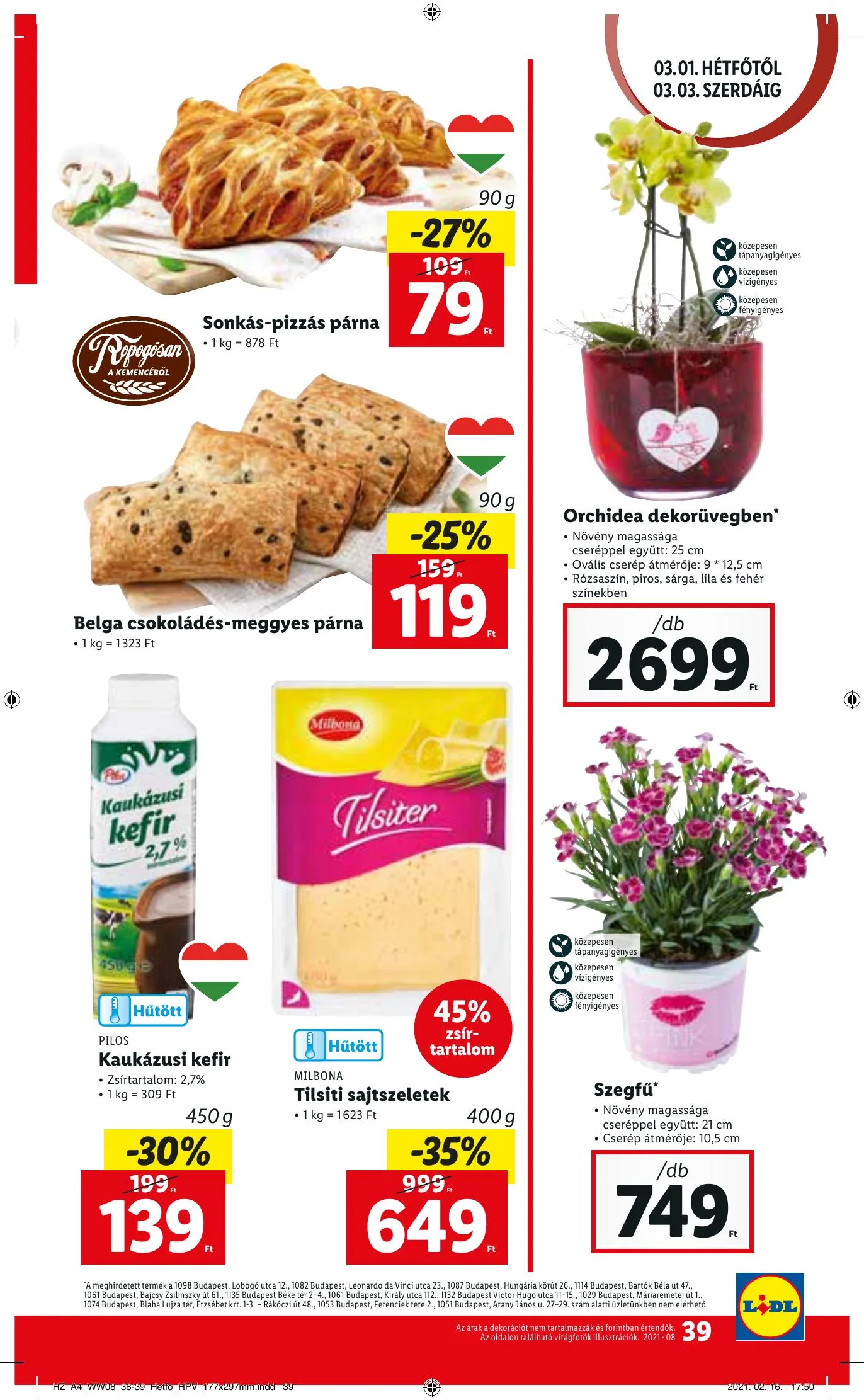 Lidl akciós újság 02.25–03.03 – 39. oldal
